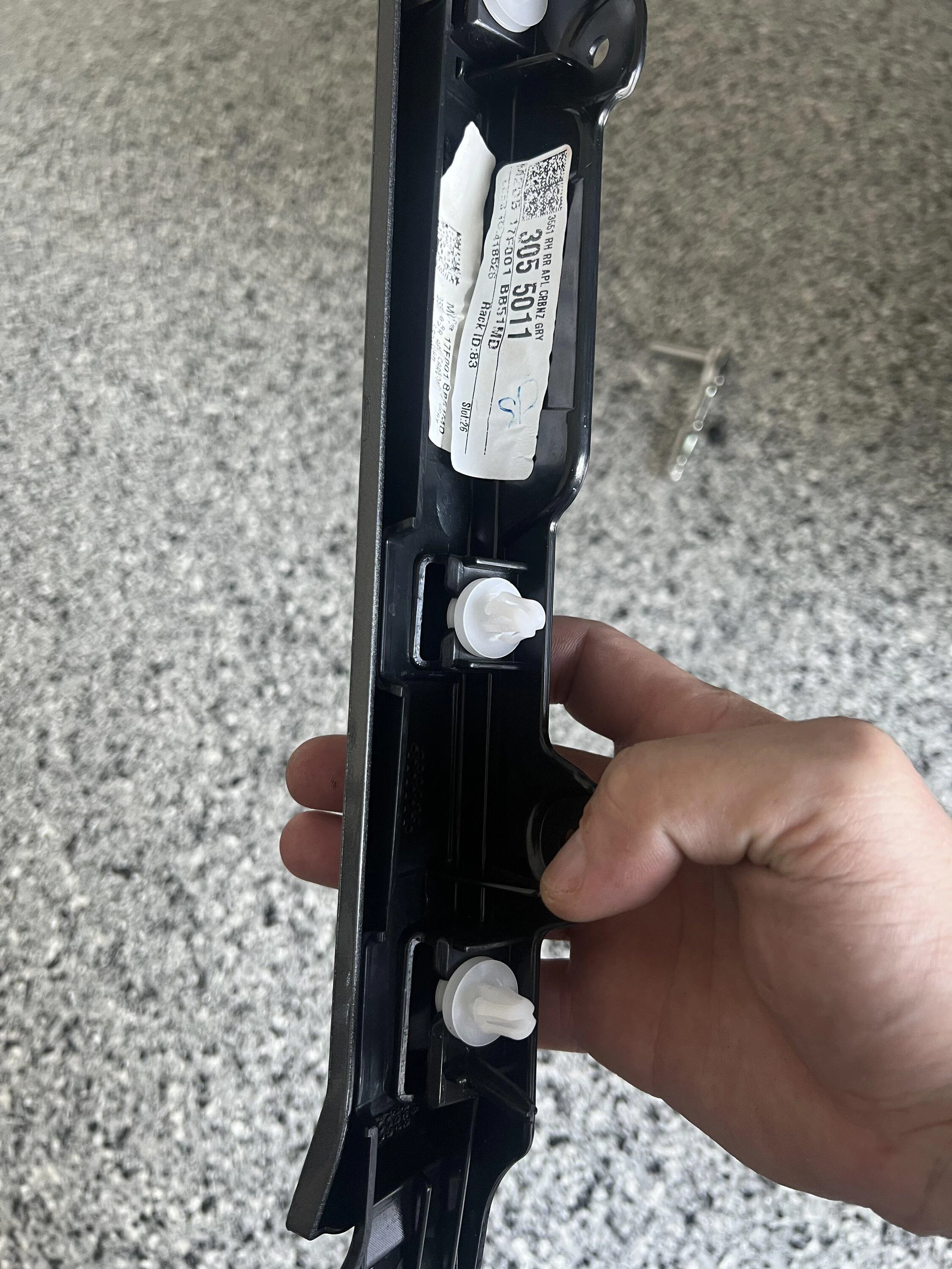 Ford Bronco Mismatched trim panel from factory A61978A7-3F4F-405F-ABBD-0179787F2C92