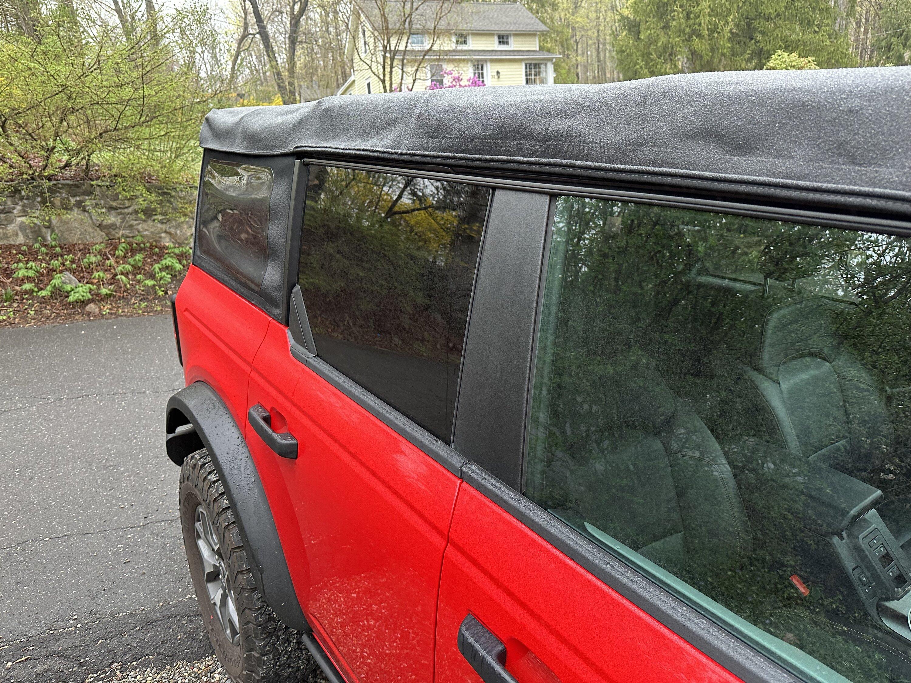 Ford Bronco Lumpy soft top after first time putting it down— Is this normal? IMG_2066