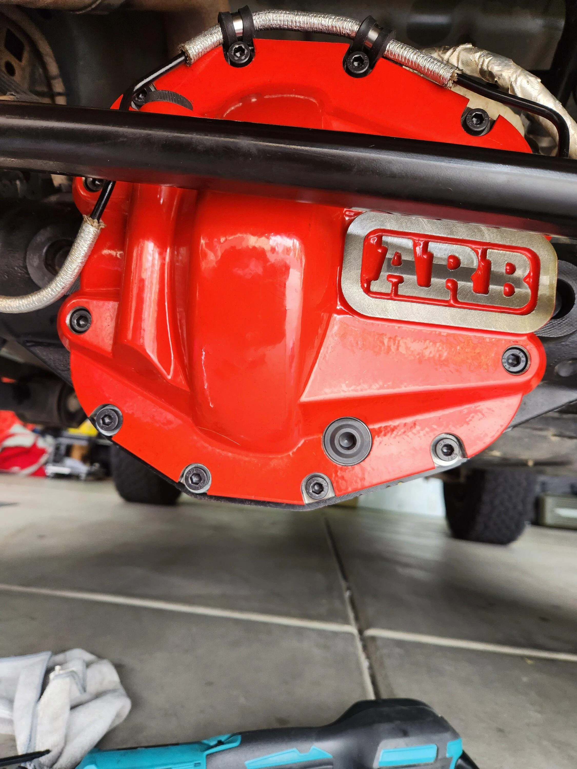 Ford Bronco ARB diff cover installed 20230417_103749