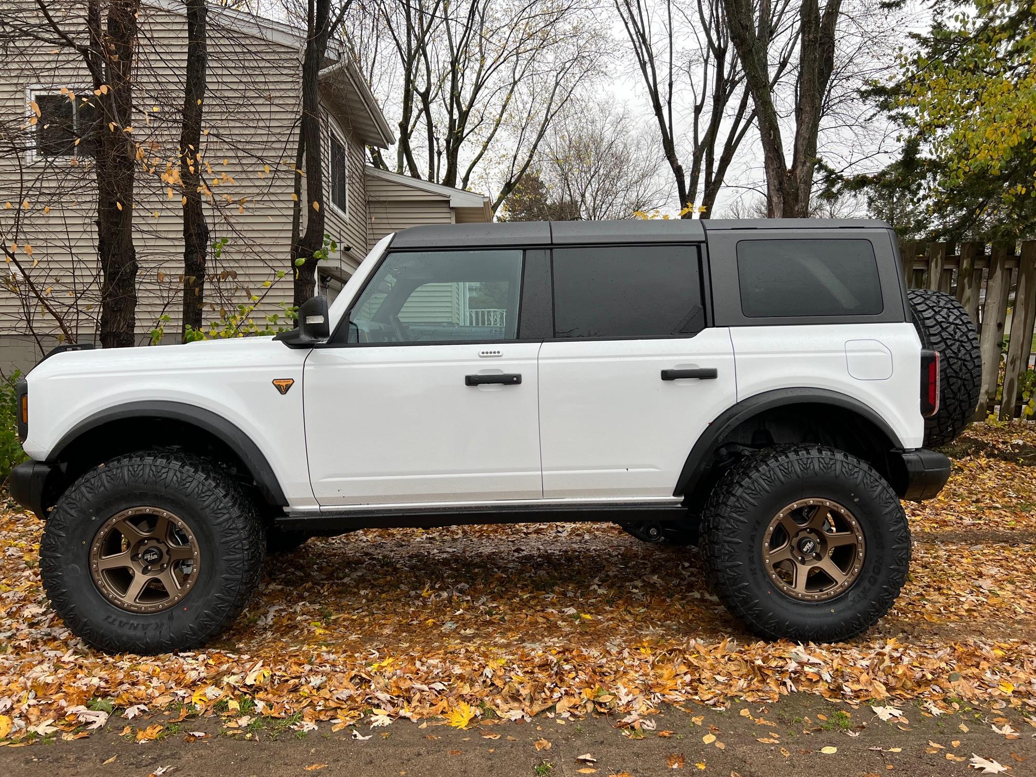 Ford Bronco 37x12.50r17 will not fit? Yeti-X