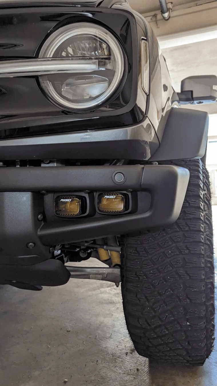 Ford Bronco DIY: Raptor Fog Lights Installed on Standard Bronco 1681776761779