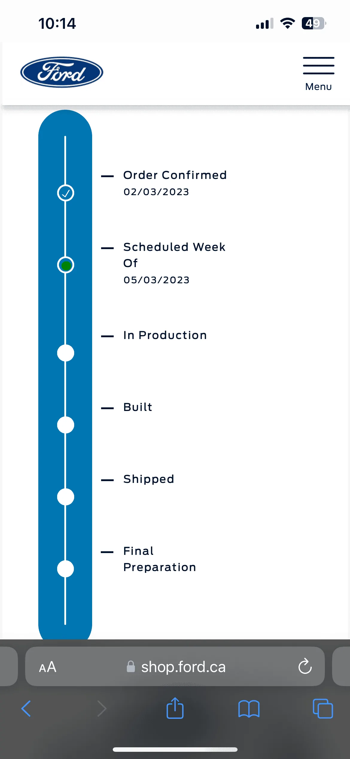 Ford Bronco 🗓️ Bronco Scheduling This Week (4/20/23) For Production Weeks Through 6/12 IMG_4772