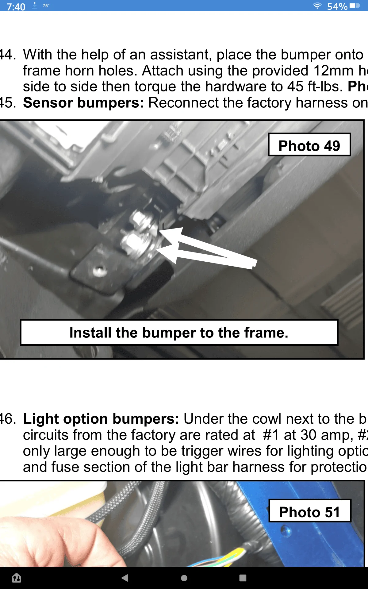 Ford Bronco Damage while using winch on improperly installed Rough Country High Mount Screenshot_20230418-194101