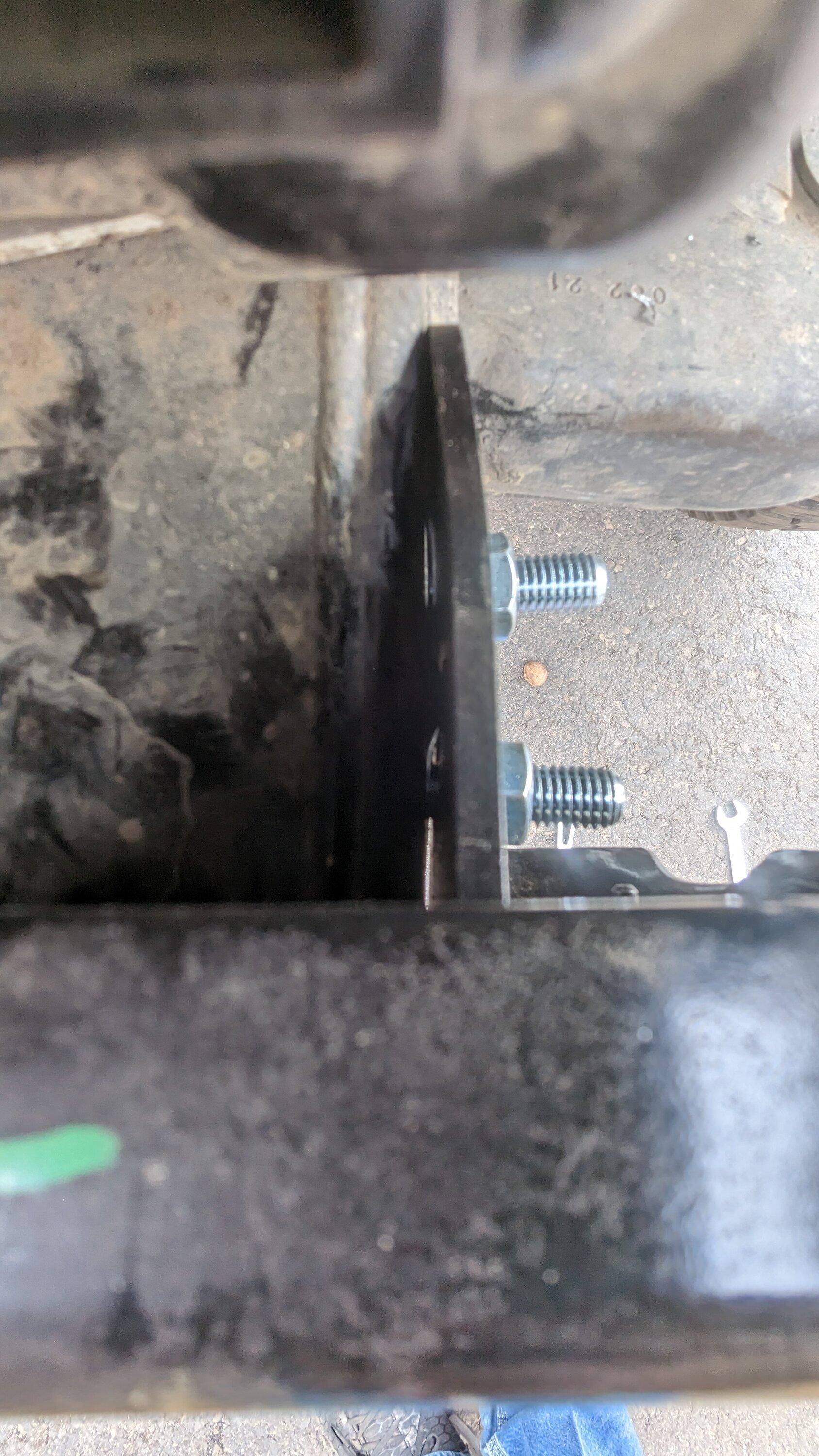Ford Bronco Damage while using winch on improperly installed Rough Country High Mount PXL_20230418_234419785
