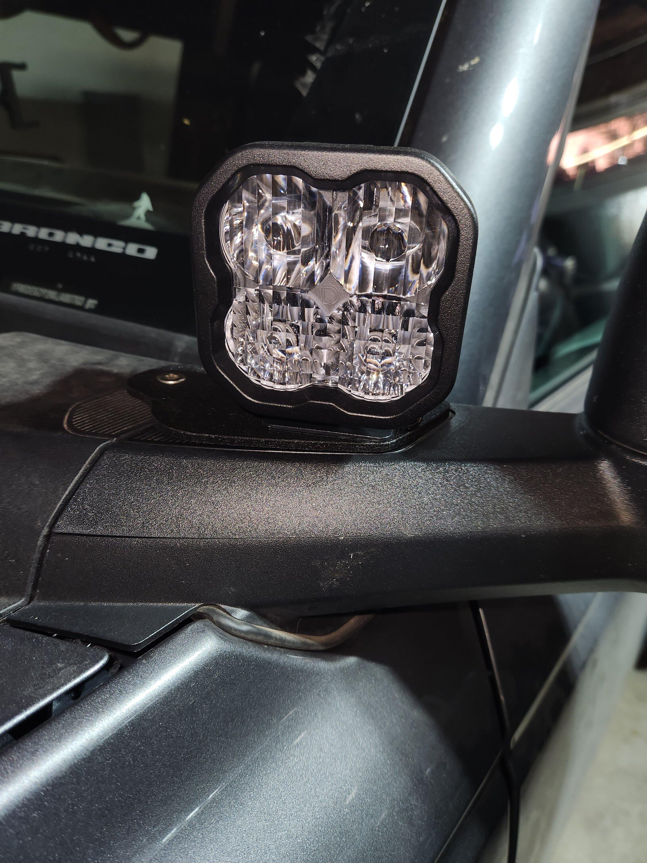 Ford Bronco Beam pattern for ditch lights? 20230418_193211