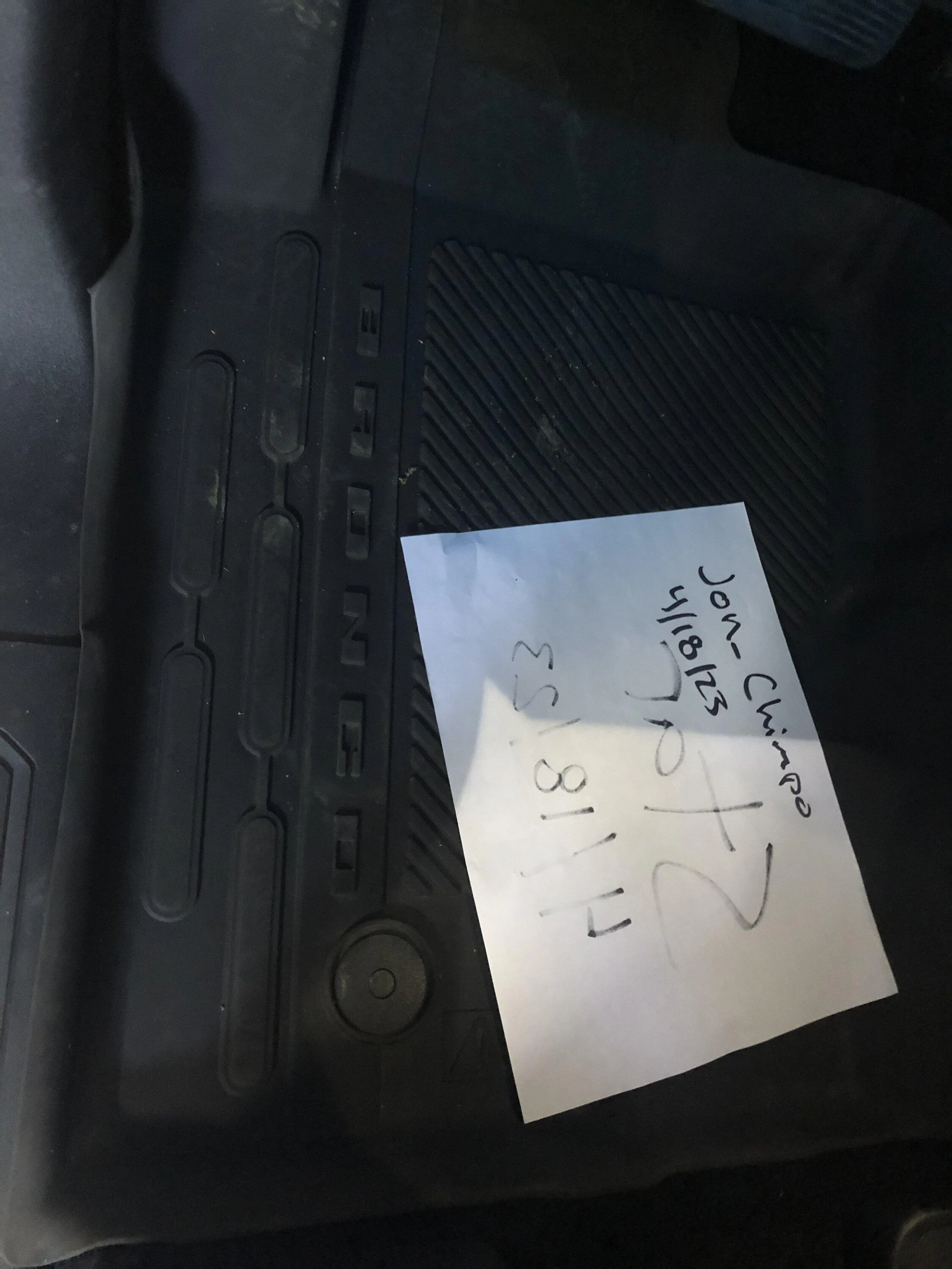 Ford Bronco OEM all weather mats 04D0D31C-4056-446C-8DF1-D72F7E06F2CA