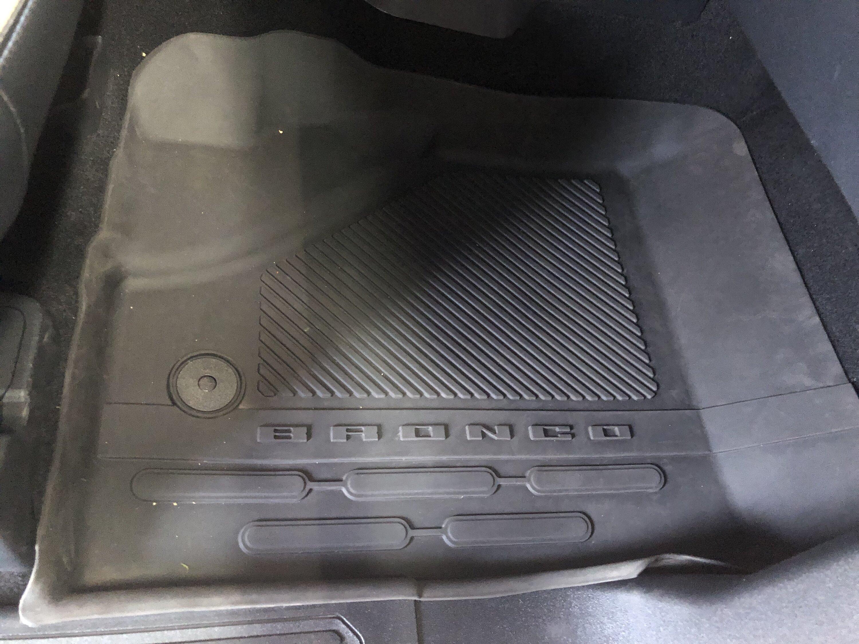 Ford Bronco OEM all weather mats 4BA3929A-F689-43FA-88C4-51FF7C42080B