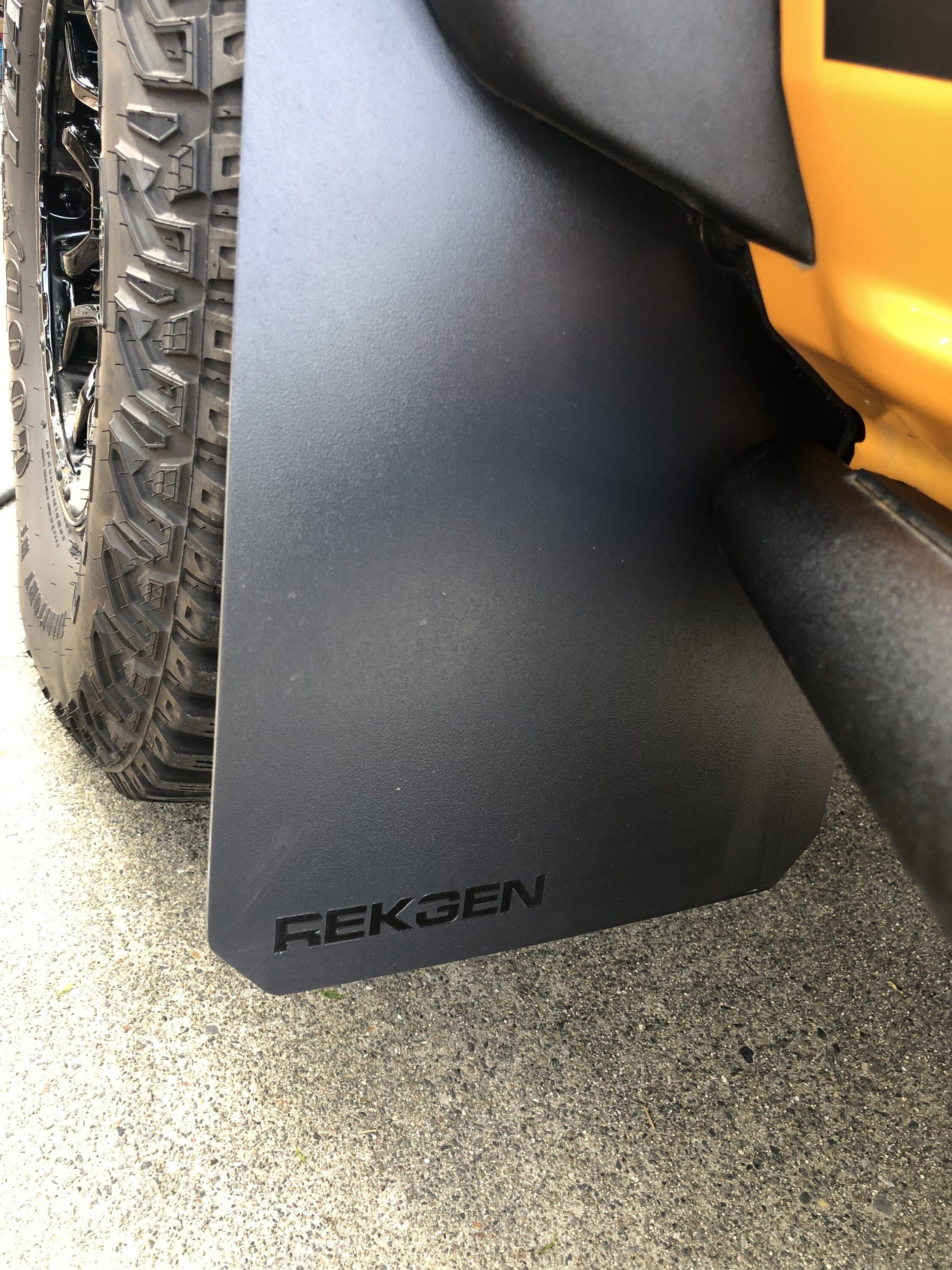 Ford Bronco RekGen XL mud flaps 44993312-FAF1-4F50-81B8-FD7C42C26B17