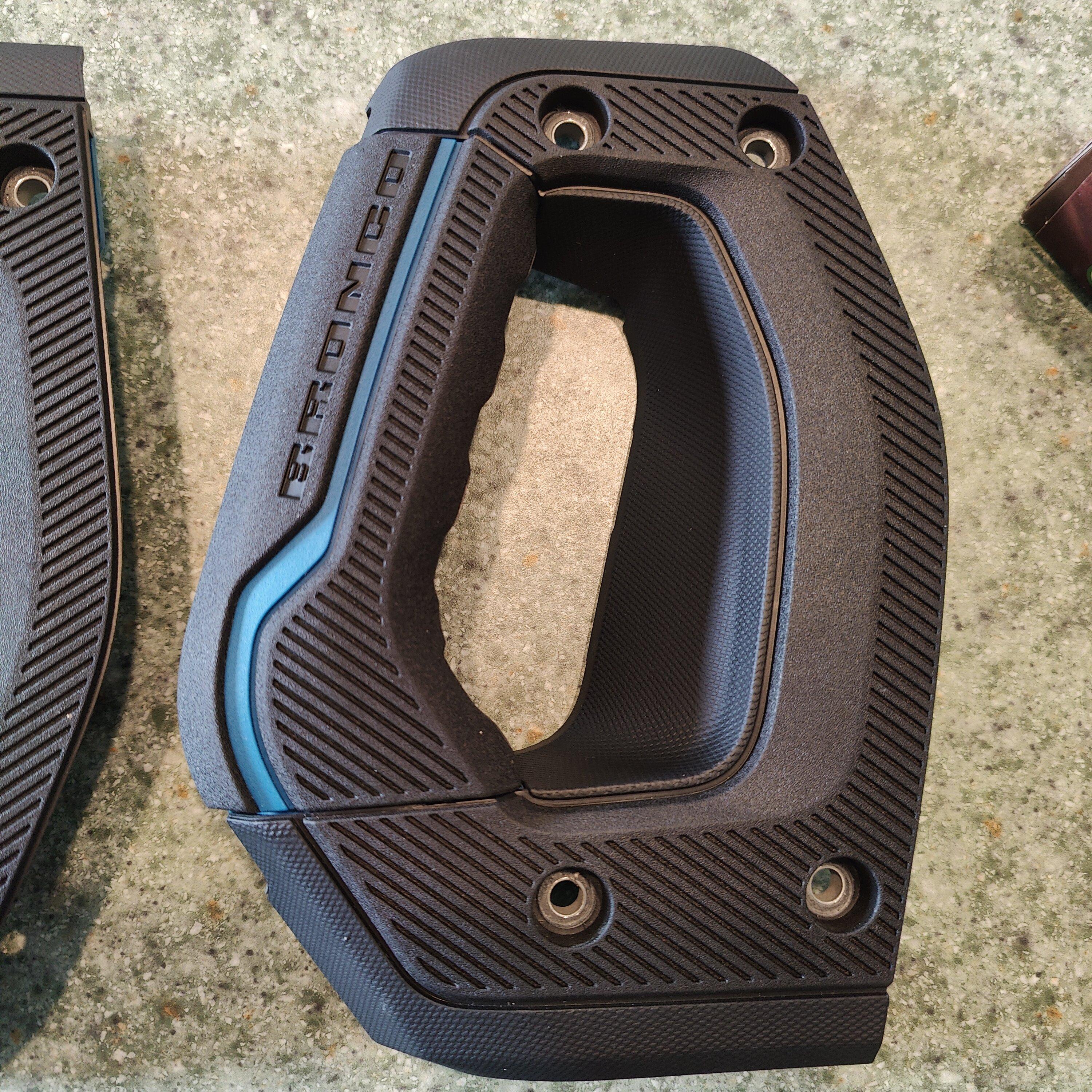 Ford Bronco Blue grab handles IMG20230419181245