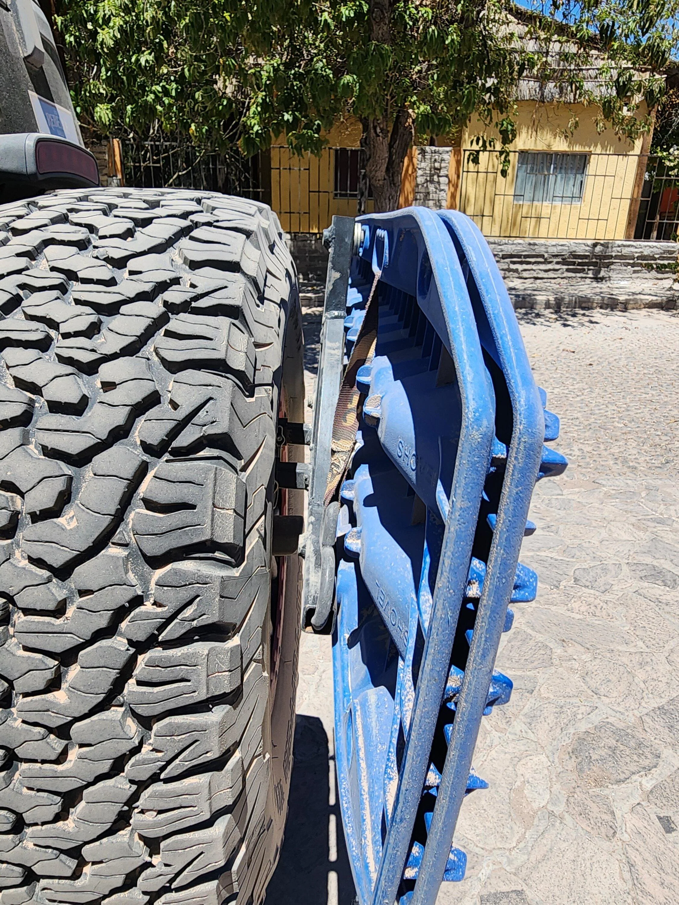 Ford Bronco Maxtrax mounting options with a soft top Bronco 20230416_120258