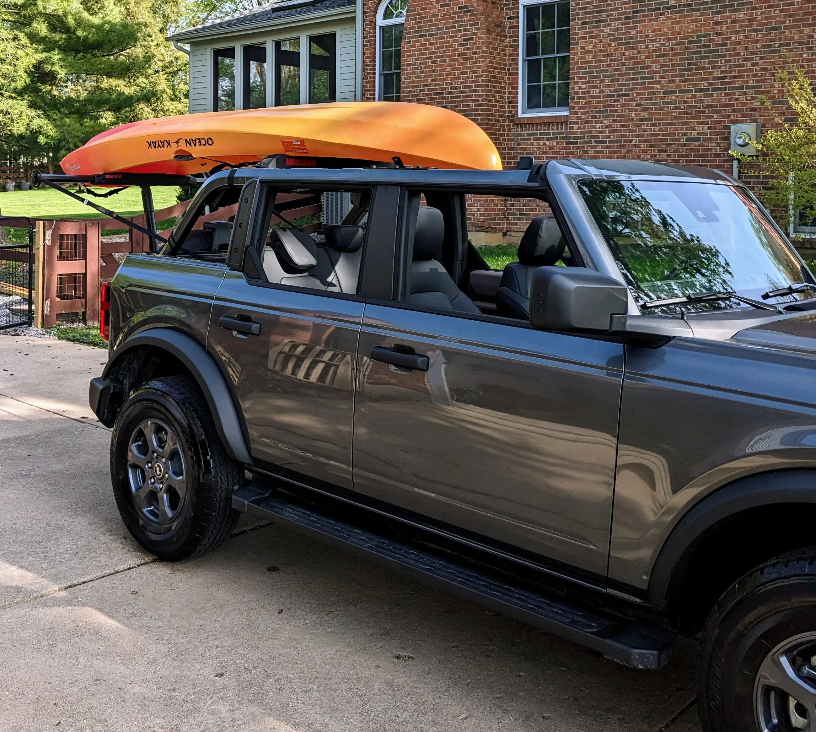 Ford Bronco Naked Roof Kayak / Rack Setup PXL_20230419_213815869