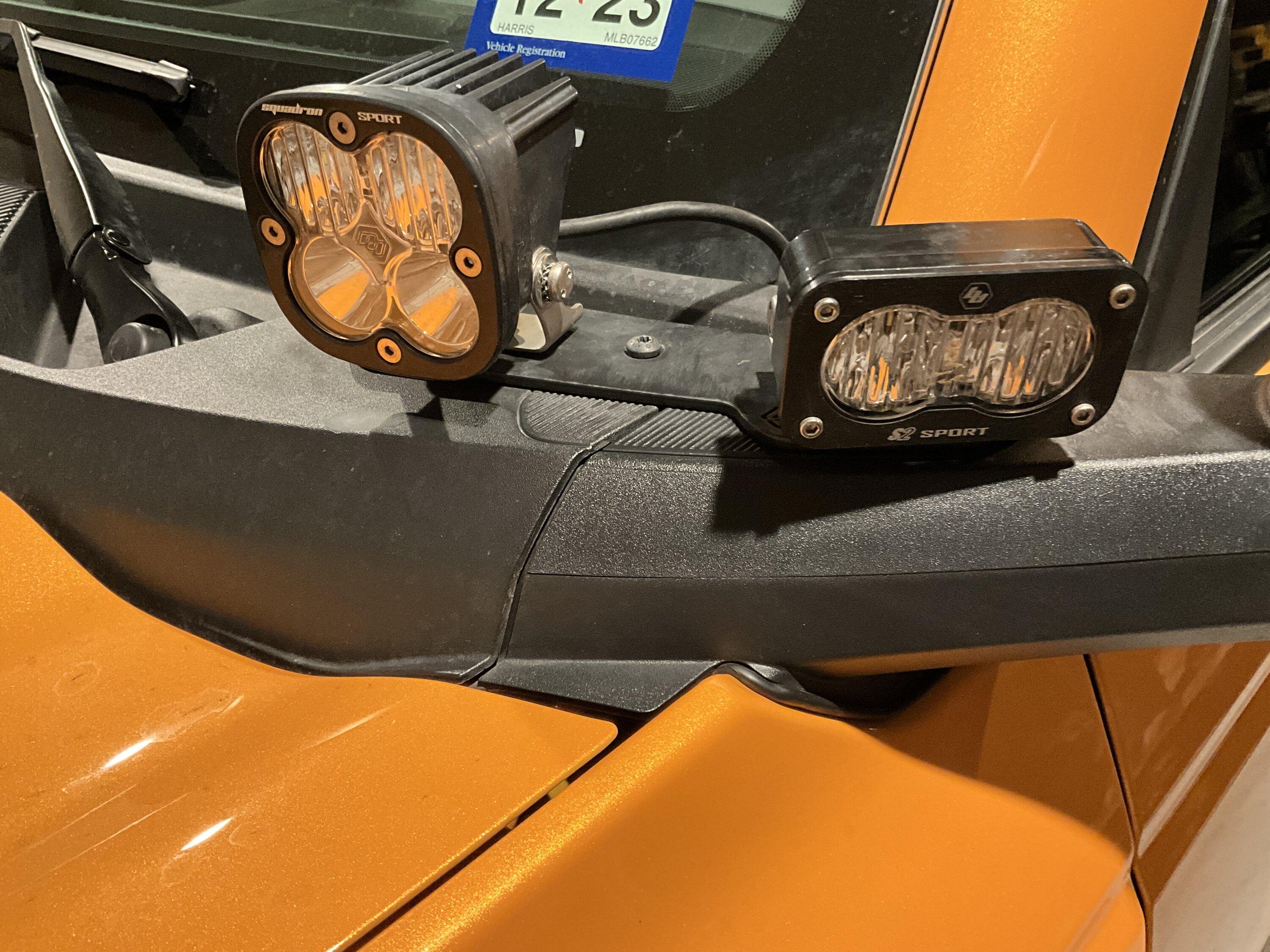 Ford Bronco Beam pattern for ditch lights? image