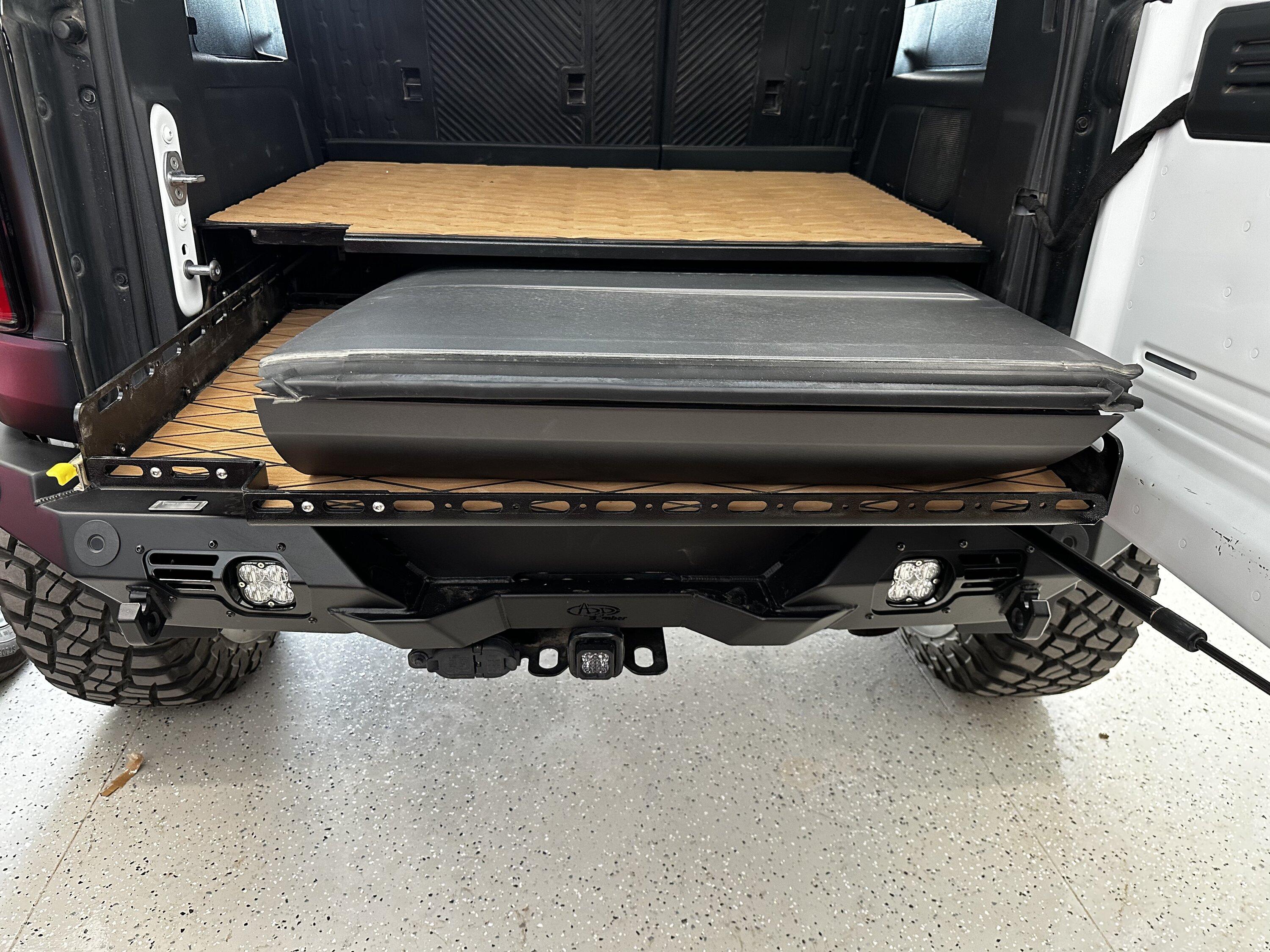 Ford Bronco Bronco Cargo Slide Drawer / Slidefloor by Diabolical Inc 27B9E82A-DA0E-40E4-932B-9681891B8963
