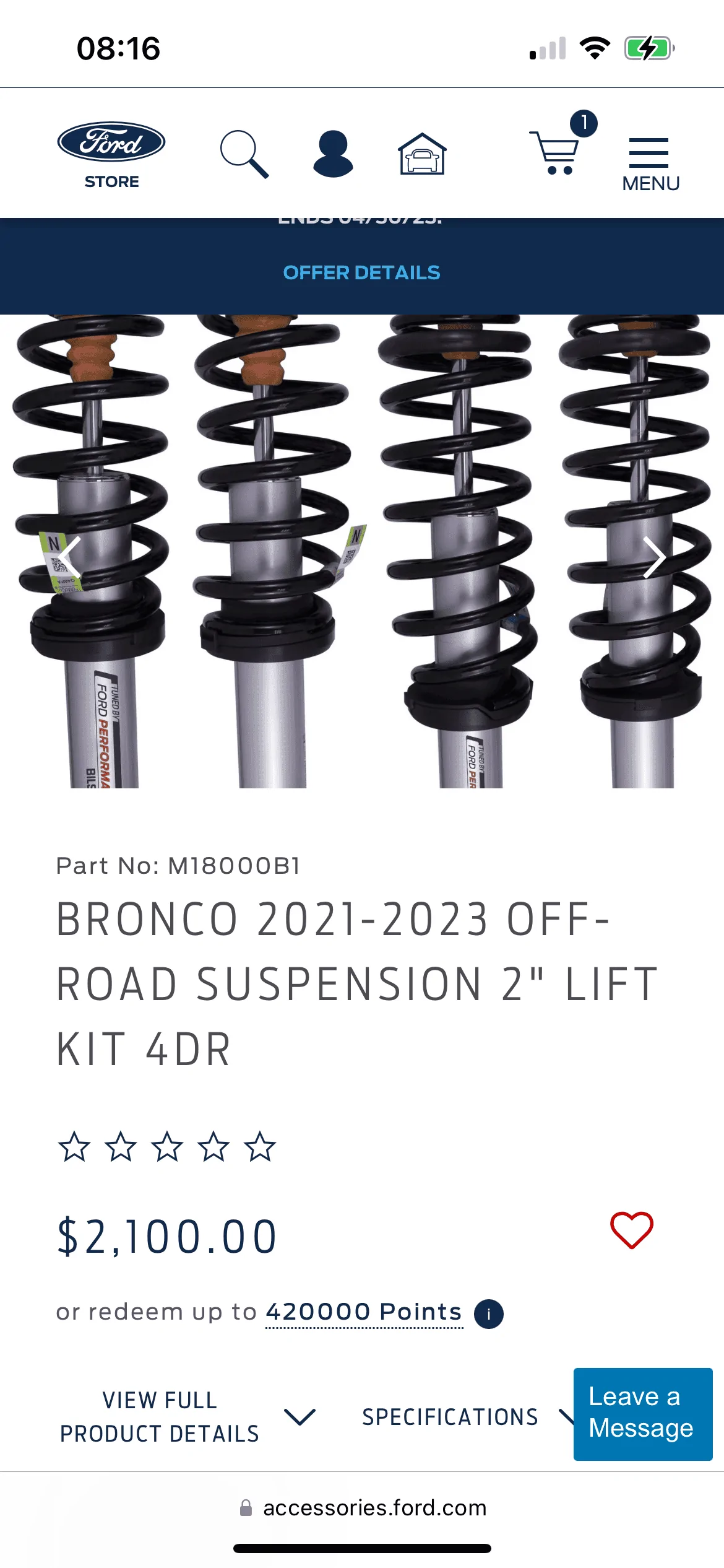 Ford Bronco Ford Bronco suspensions IMG_3669