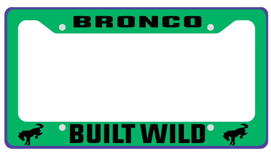 Ford Bronco Rear License Plate Frame? Captur