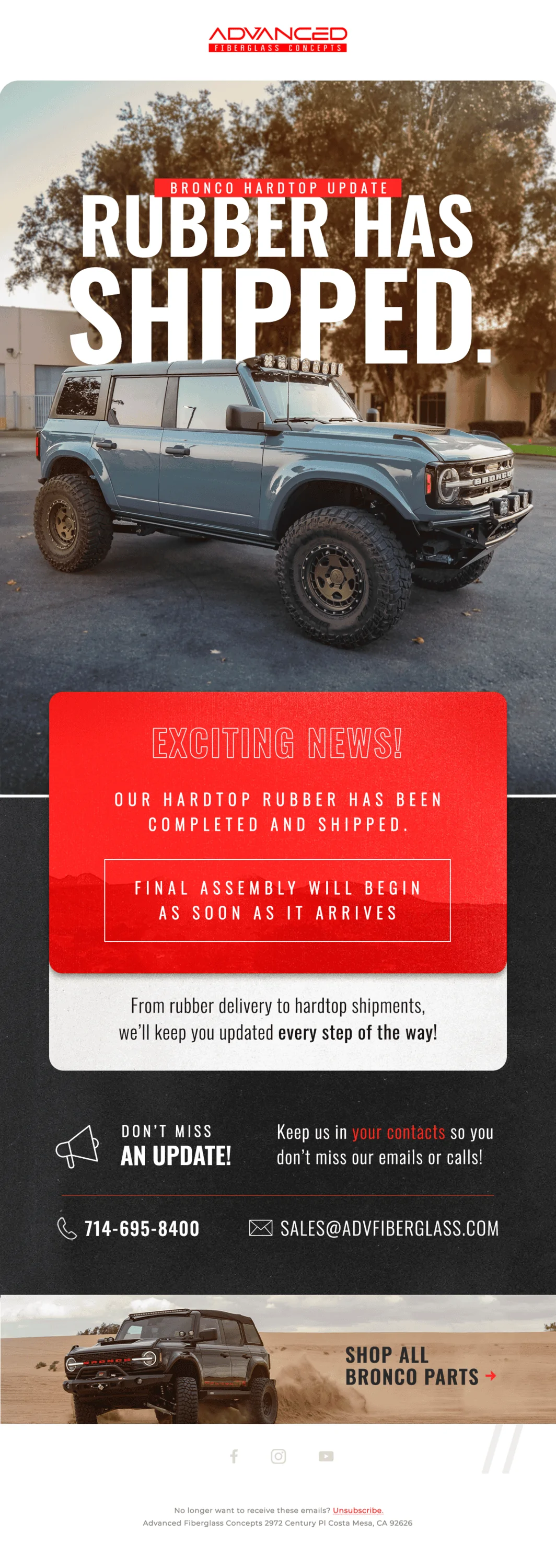 Ford Bronco ADV Production Modular Hardtop! r_iHwYM