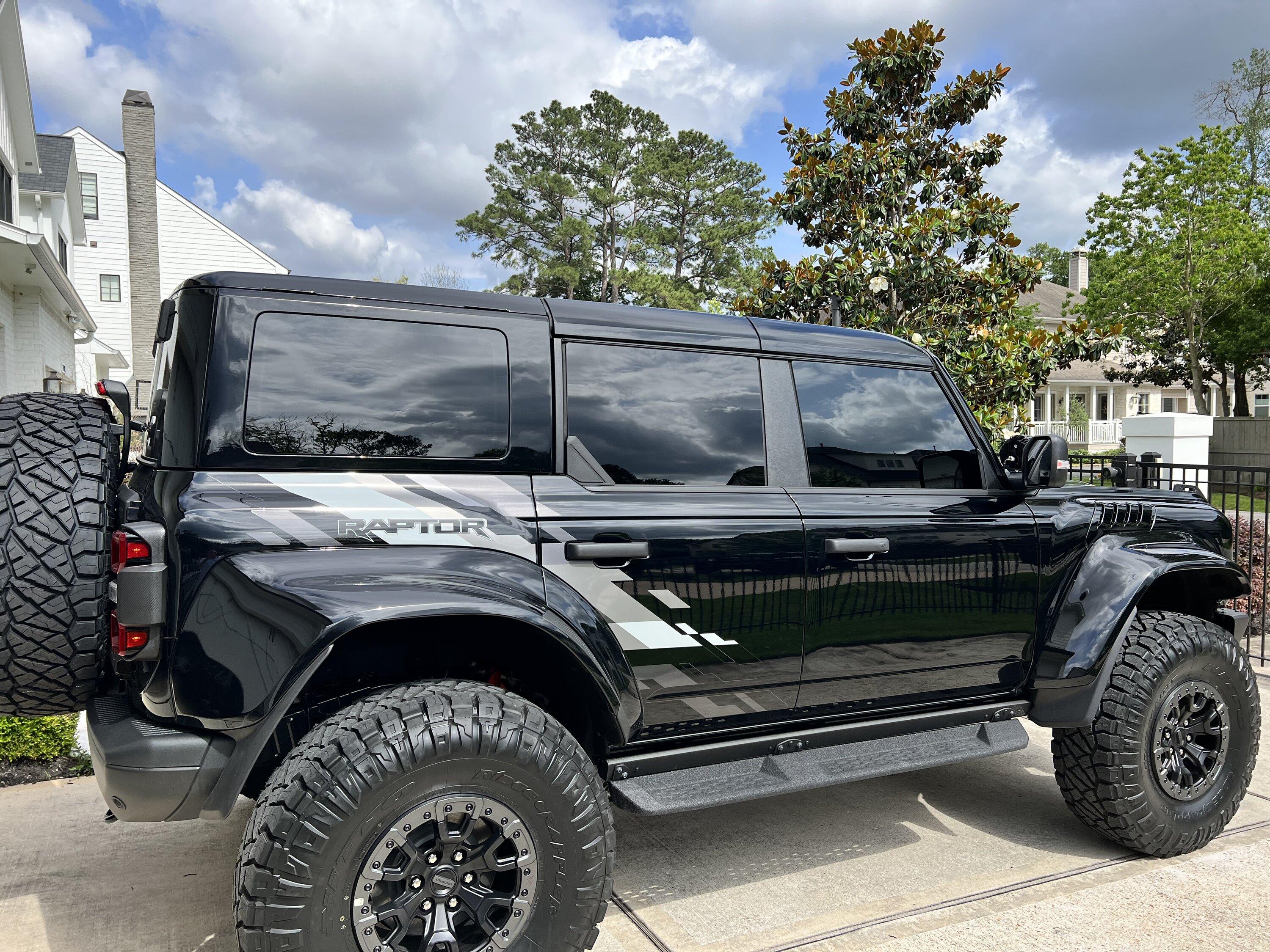 Ford Bronco Black Bronco Raptor with mods! 38's | PPF | Foutz | Painted Top/Flares | LP4 Pillar Lights 03BE433C-0837-454F-BDD5-1CD5824AFADC