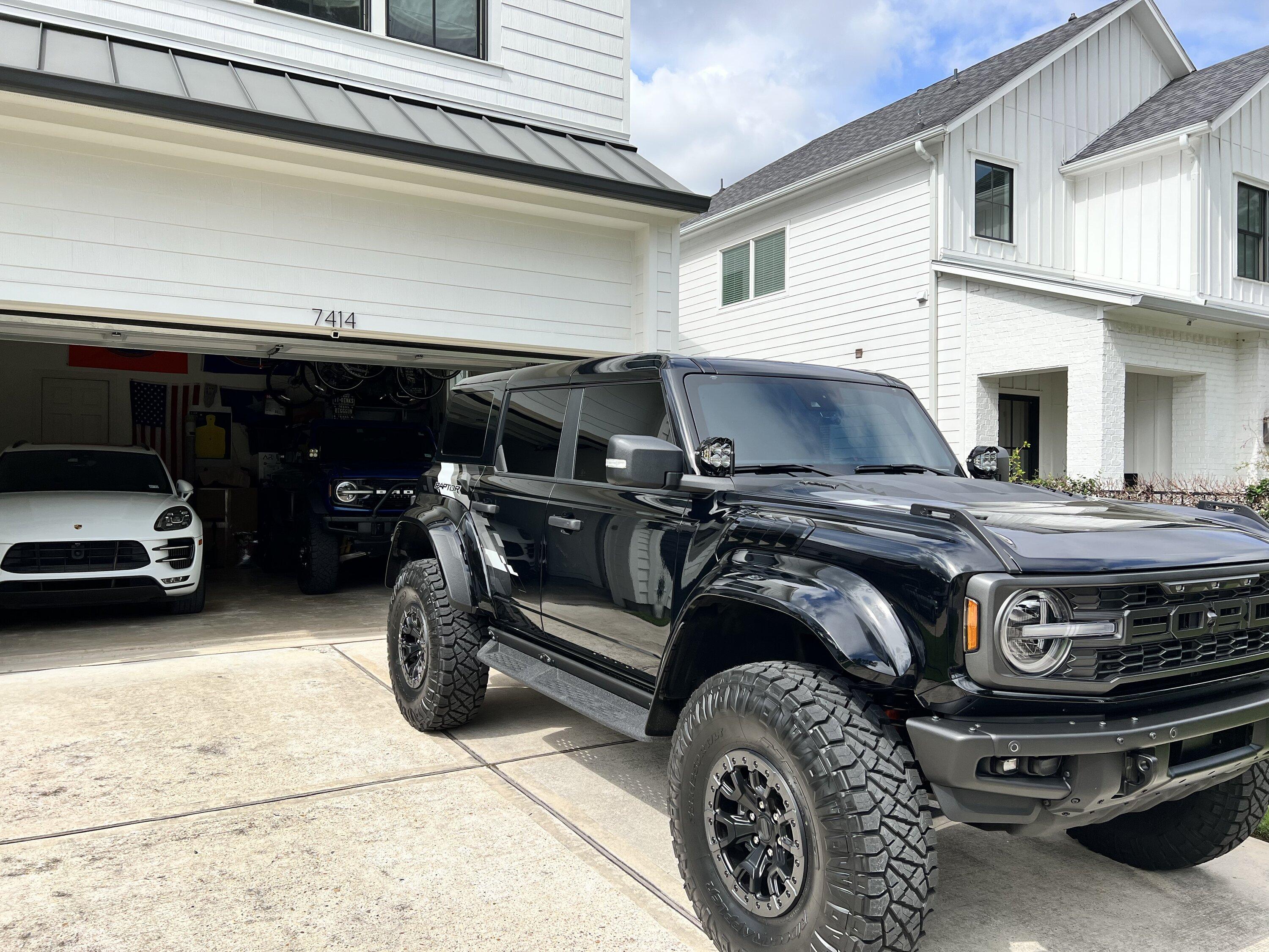 Ford Bronco Black Bronco Raptor with mods! 38's | PPF | Foutz | Painted Top/Flares | LP4 Pillar Lights BAF9A585-ACEC-446B-B962-A56542309995