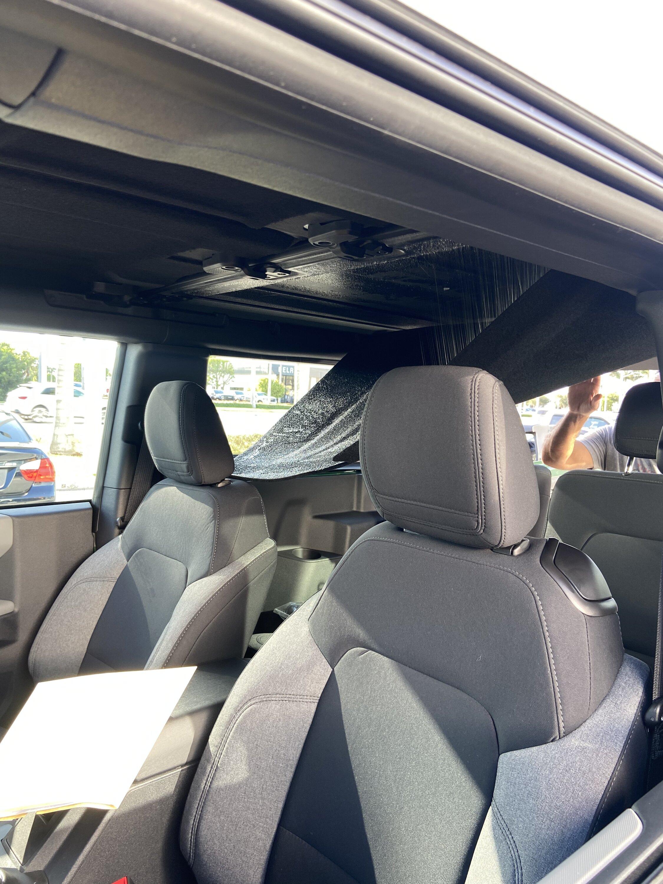 Ford Bronco Peeling headliner on Bronco with 5 miles FC065F49-DDD1-4DA3-9BF8-85C70577FFA3
