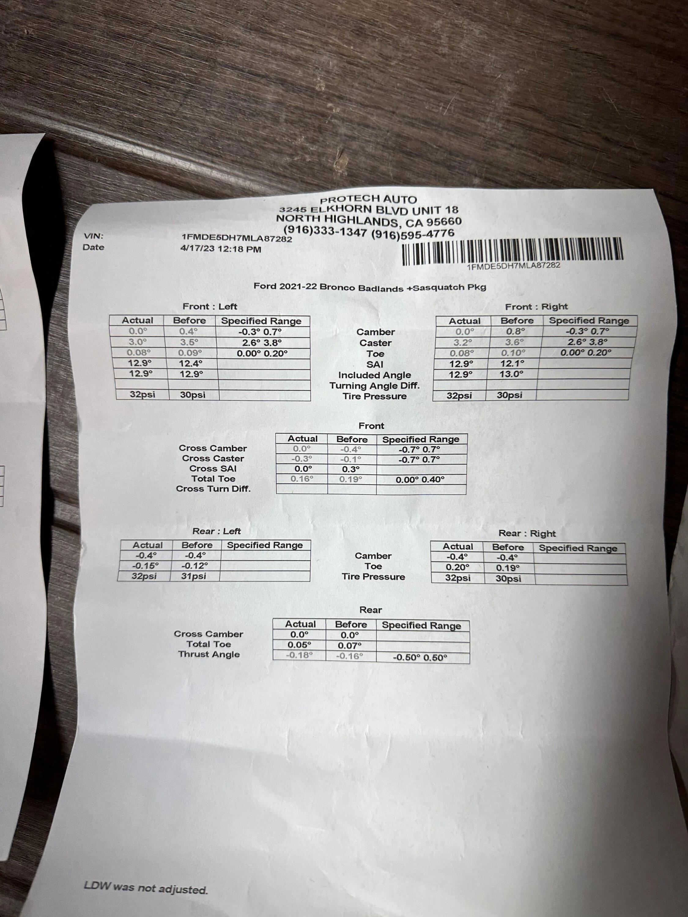 Ford Bronco Not sitting level after King shocks installed 82158582-5B1C-4915-8F19-9968B15203A9