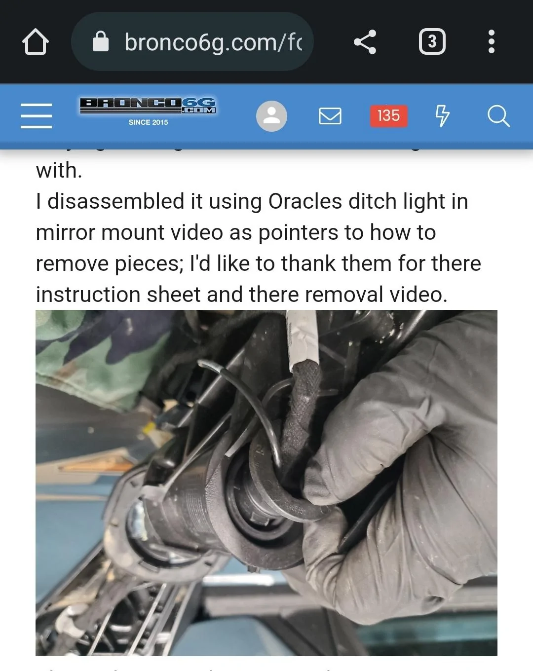Ford Bronco How do you seperate mirrors from mirror arms? Screenshot_20230317_180606