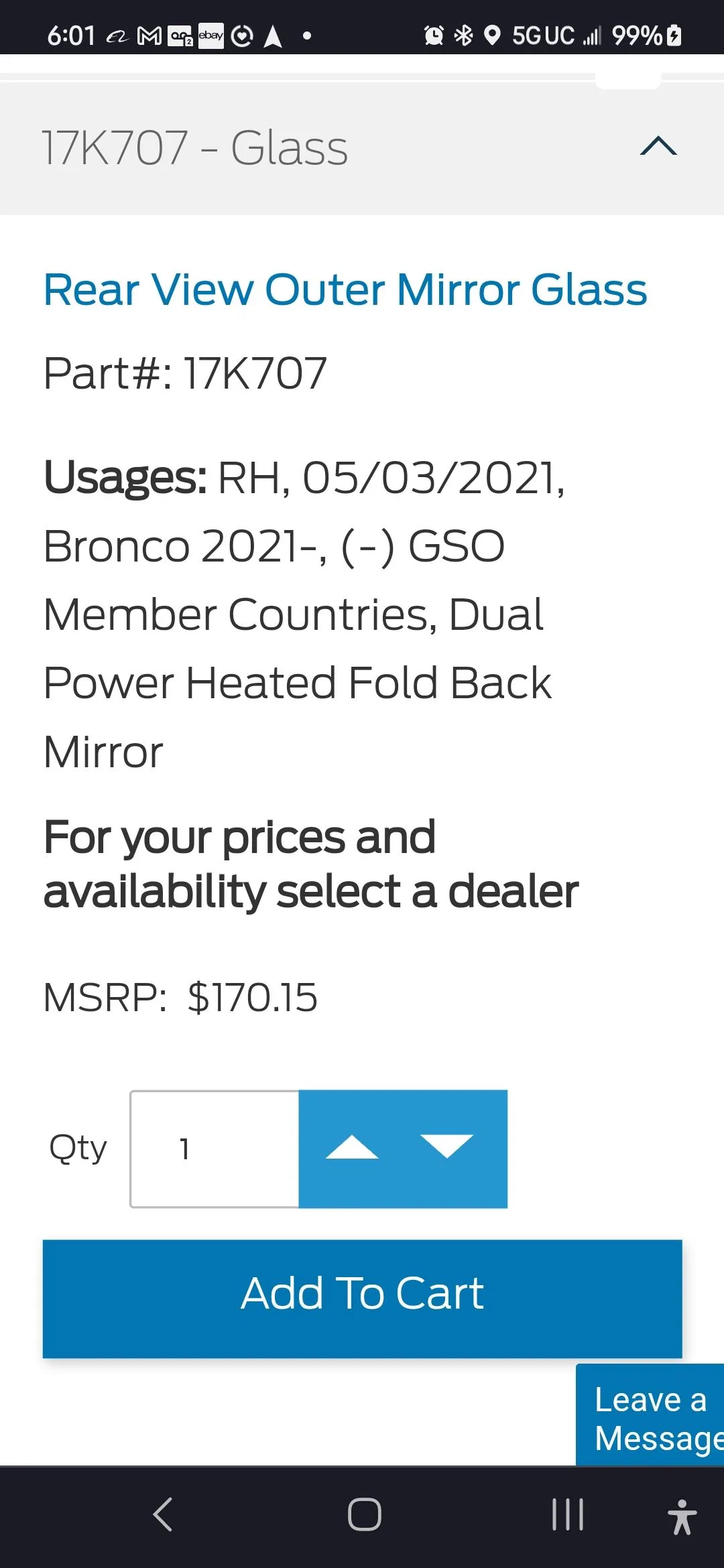 Ford Bronco Aftermarket mirror??? Screenshot_20230423_180130_Chrom