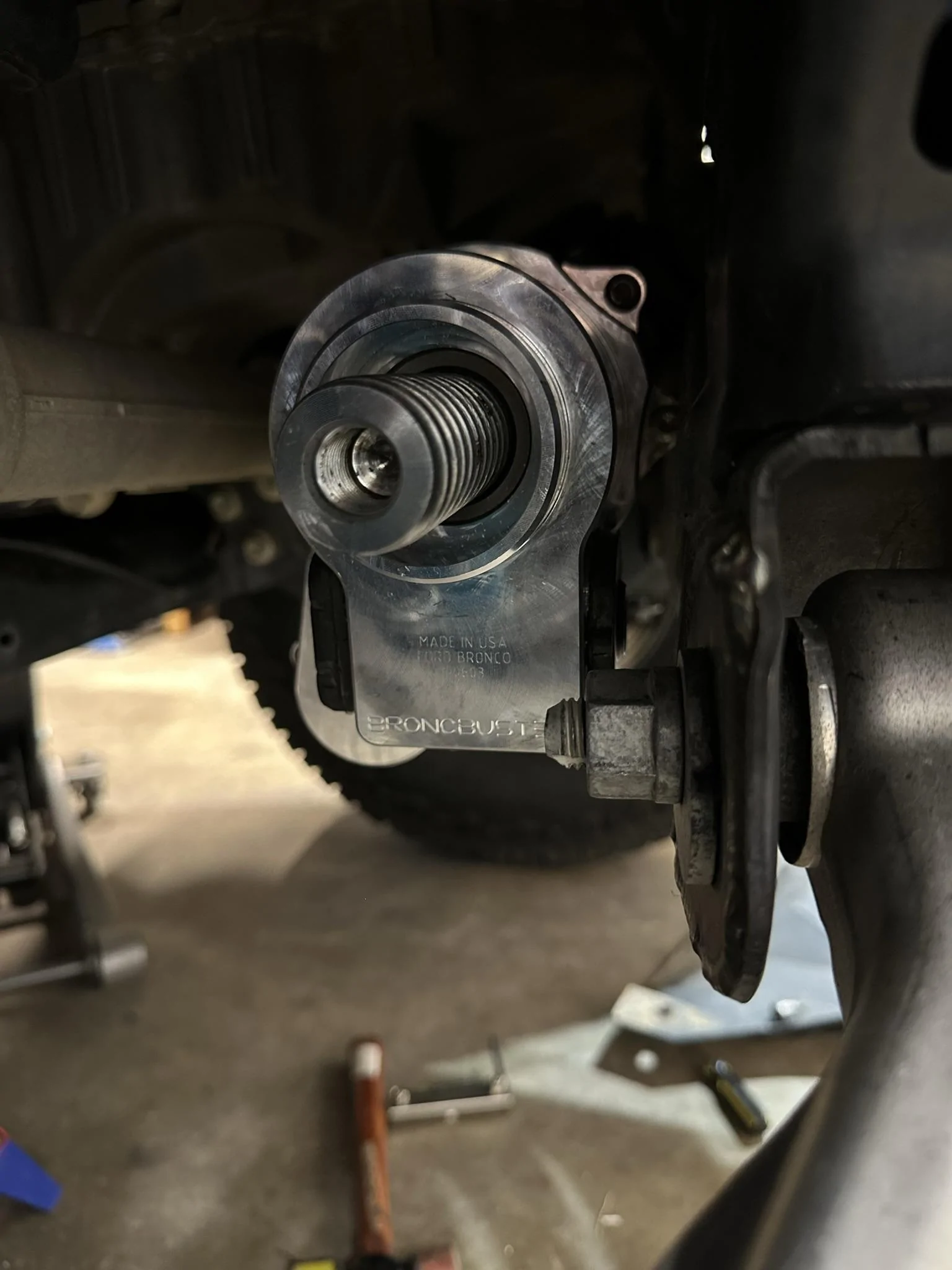 Ford Bronco Fixed steering after lift 4C672492-A524-4D33-9E72-A10913E83906
