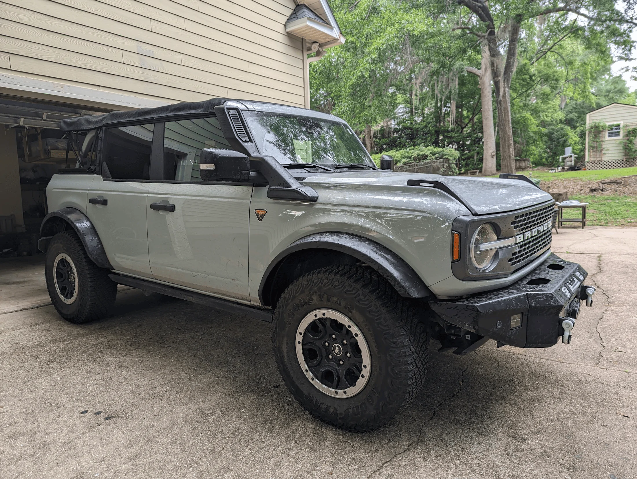 Ford Bronco Everglades Snorkel Installed on 2.7L Badlands Bronco [Update: Completed + Water Flow Test Video] 1682361144555