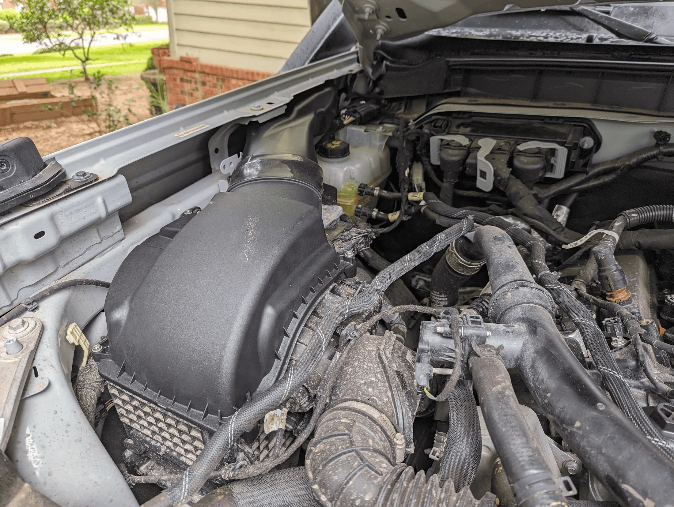 Ford Bronco Everglades Snorkel Installed on 2.7L Badlands Bronco [Update: Completed + Water Flow Test Video] 1682361320832