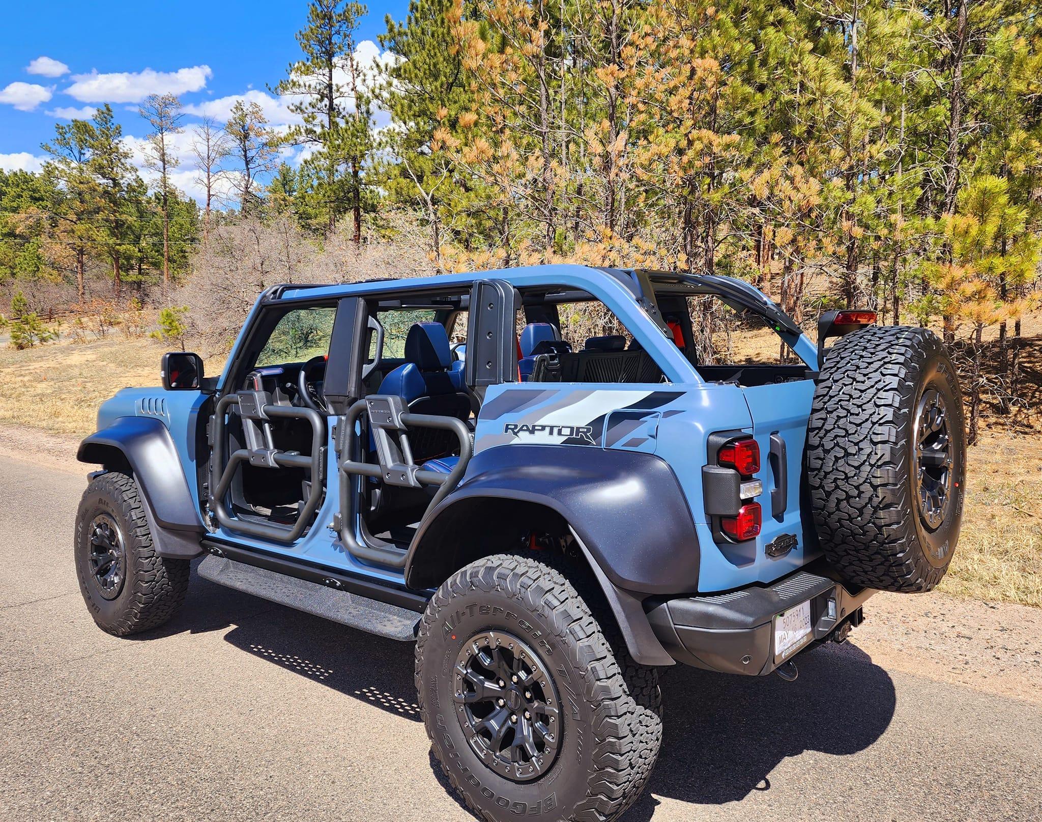 Ford Bronco Stealth PPF wrapped Azure Gray Metallic Bronco Raptor Stealth PPF wrapped Azure Gray Metallic Bronco Raptor 2