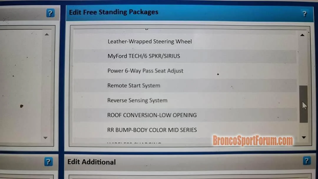 Ford Bronco The Bronco information drip feed 2-broncosport-freestandingpackages