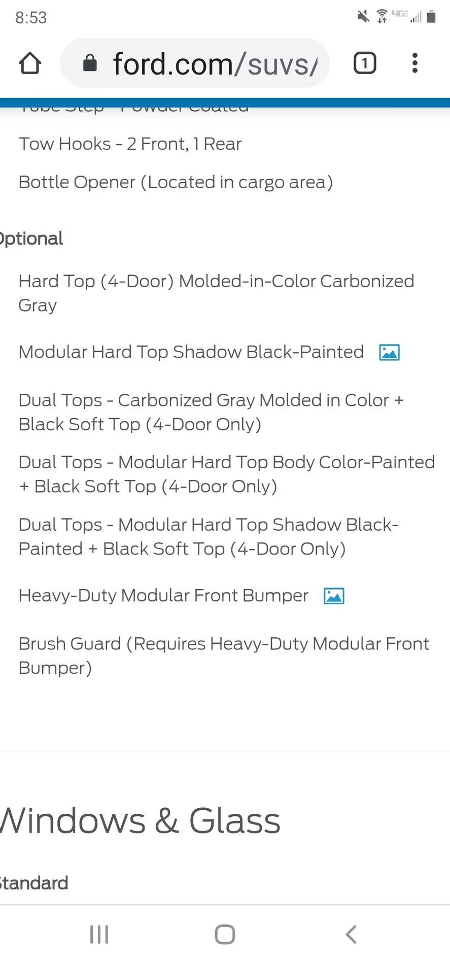 Ford Bronco Color matched hard tops Screenshot_20201018-205349_Chrom