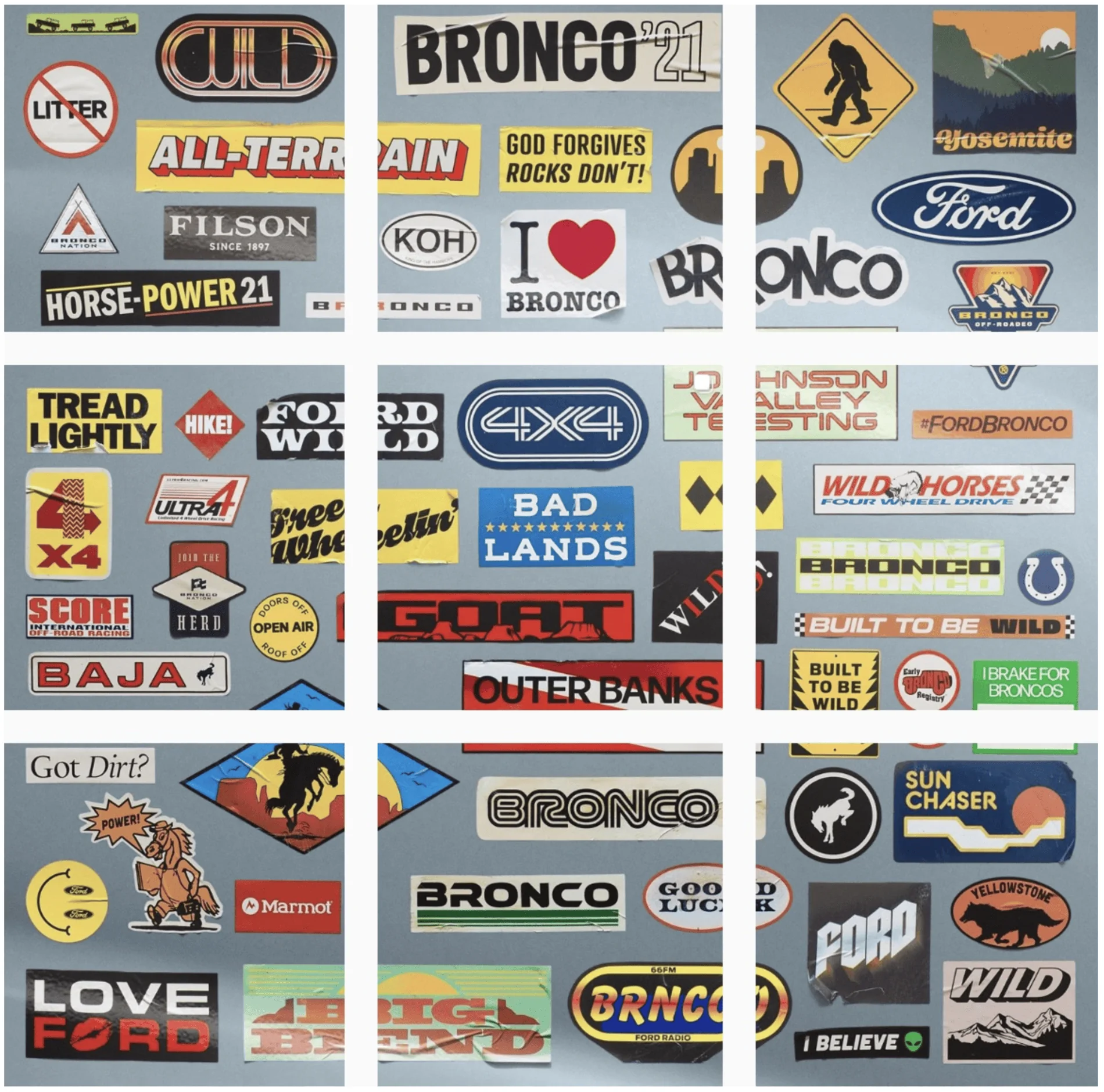 Ford Bronco Filson Bronco Concept Teased by Ford Bronco Sticker Teaser