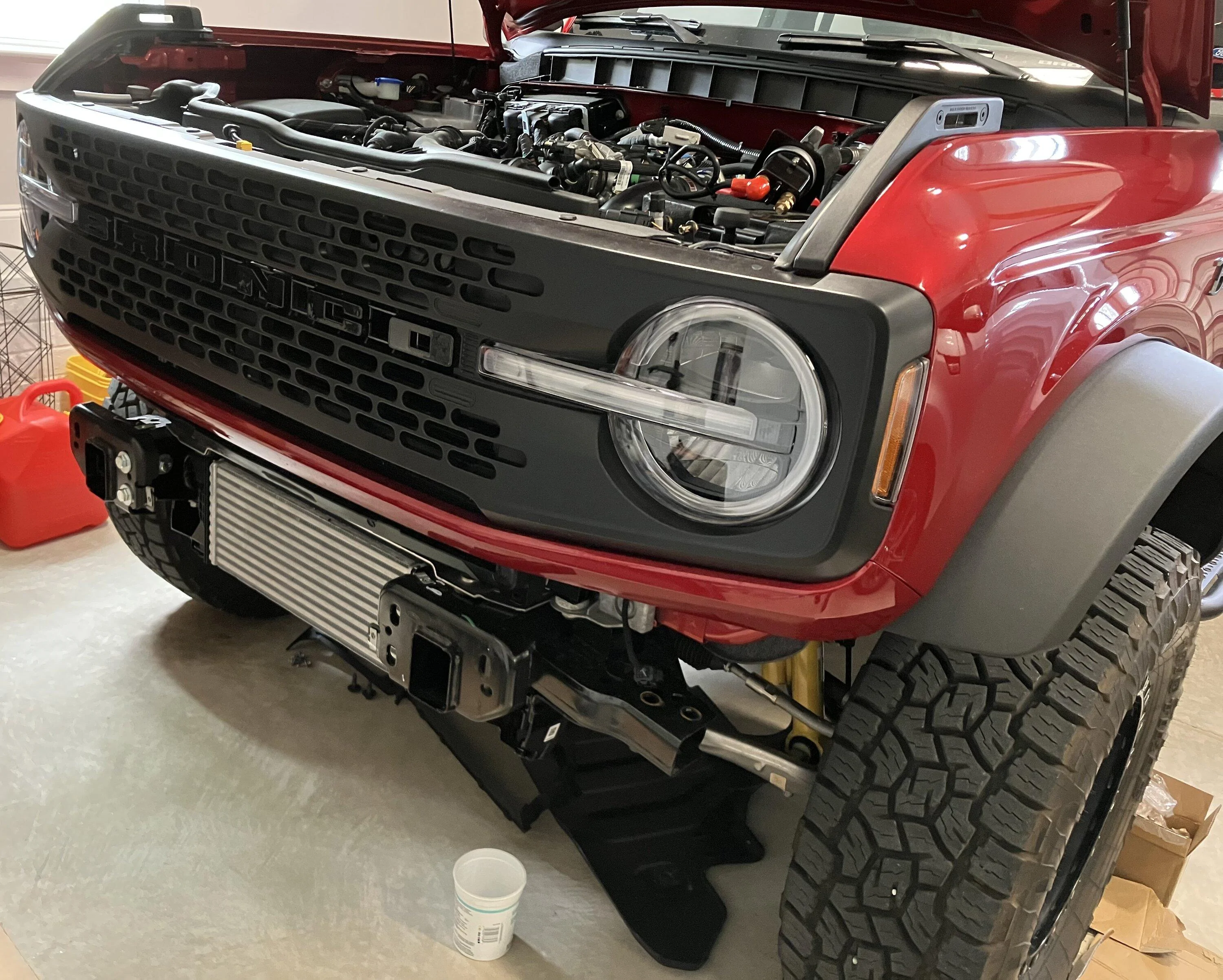 Ford Bronco Damage while using winch on improperly installed Rough Country High Mount 590CFC36-6FFB-4DB9-8C74-94917D2CBC59