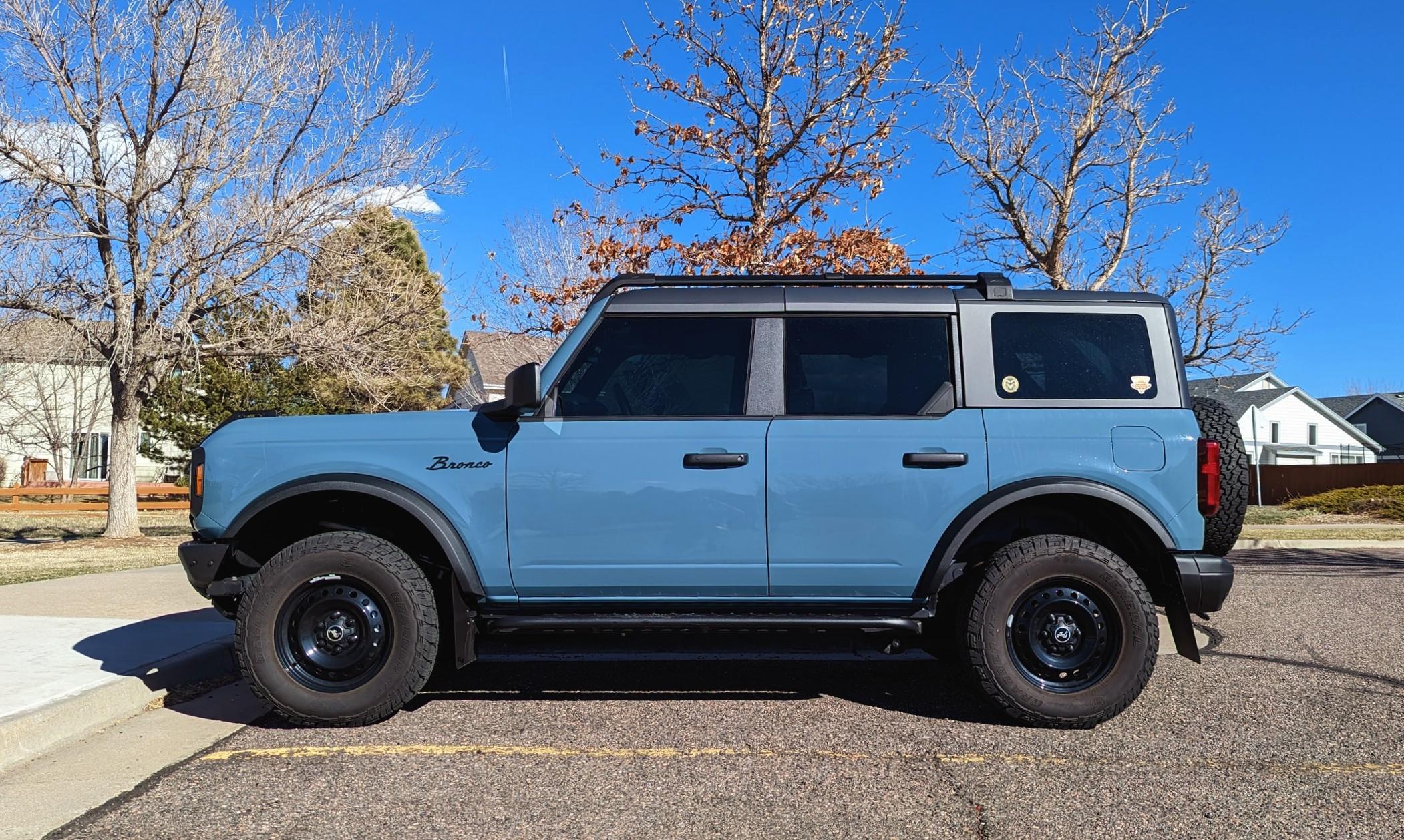 Ford Bronco Black Diamond Hitachi to Non-Sasquatch Badlands Bilstein Swap Impressions Comparo 1 (4)
