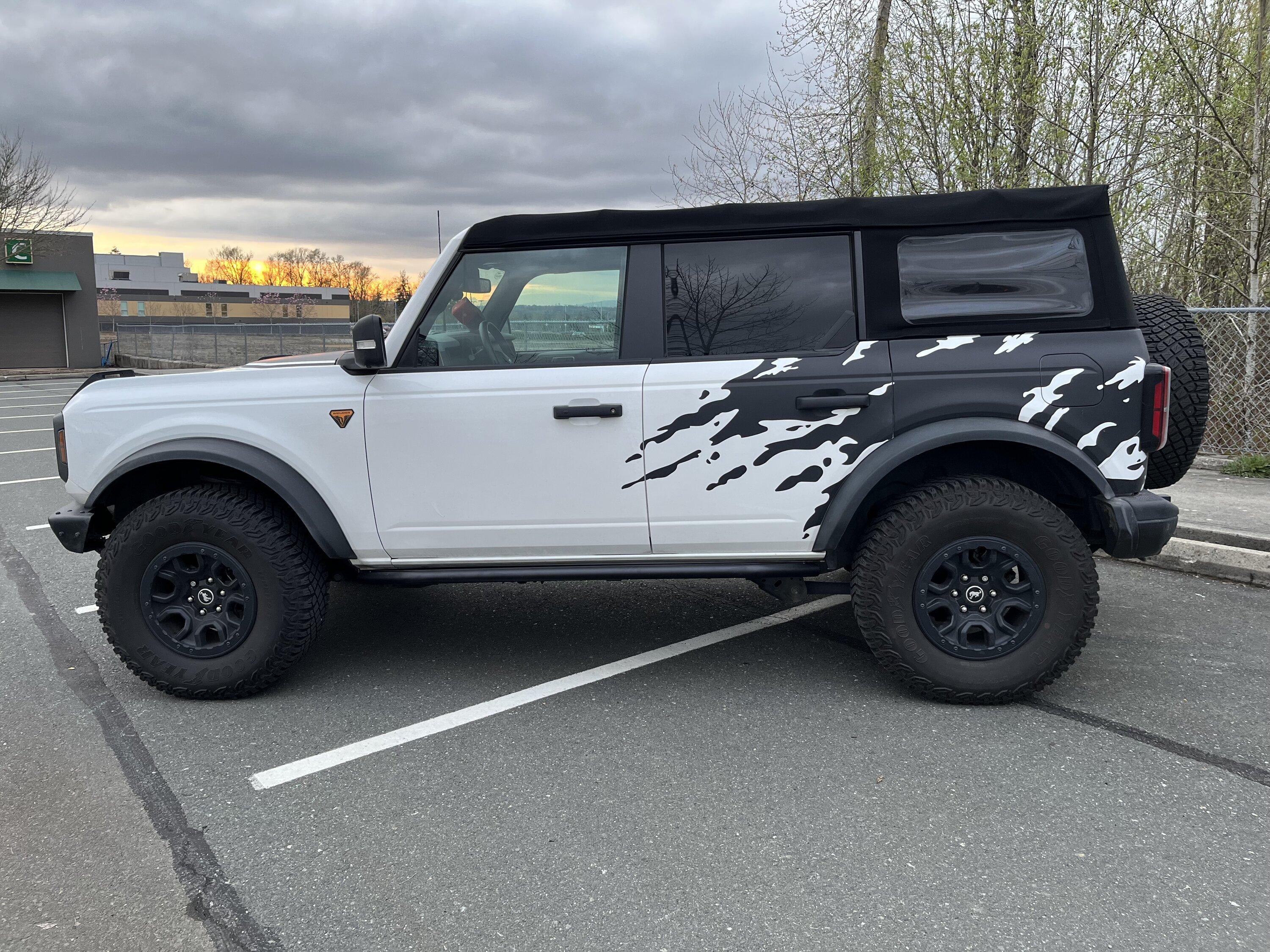 Ford Bronco GOAT Fab Rock Sliders Installed Review img_1680-jpe