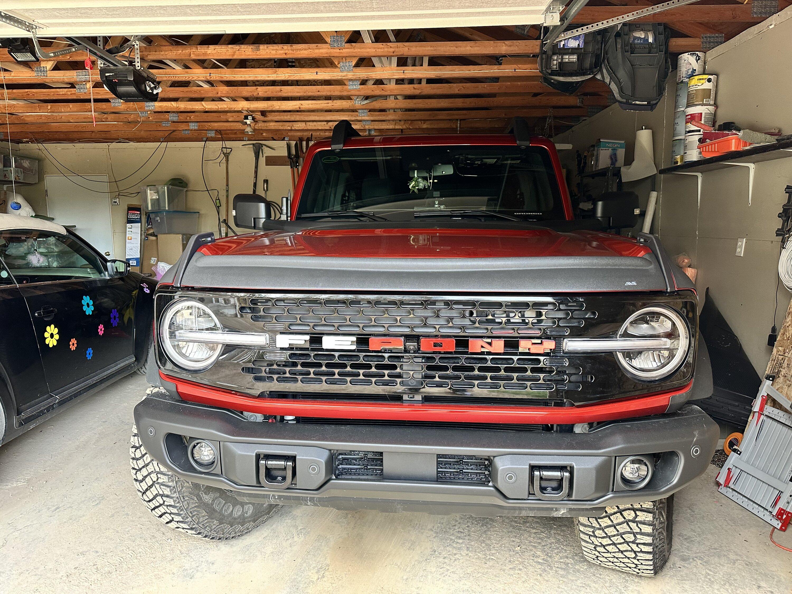 Ford Bronco Review:  Oracle Lighted Grill Letters IMG_0019