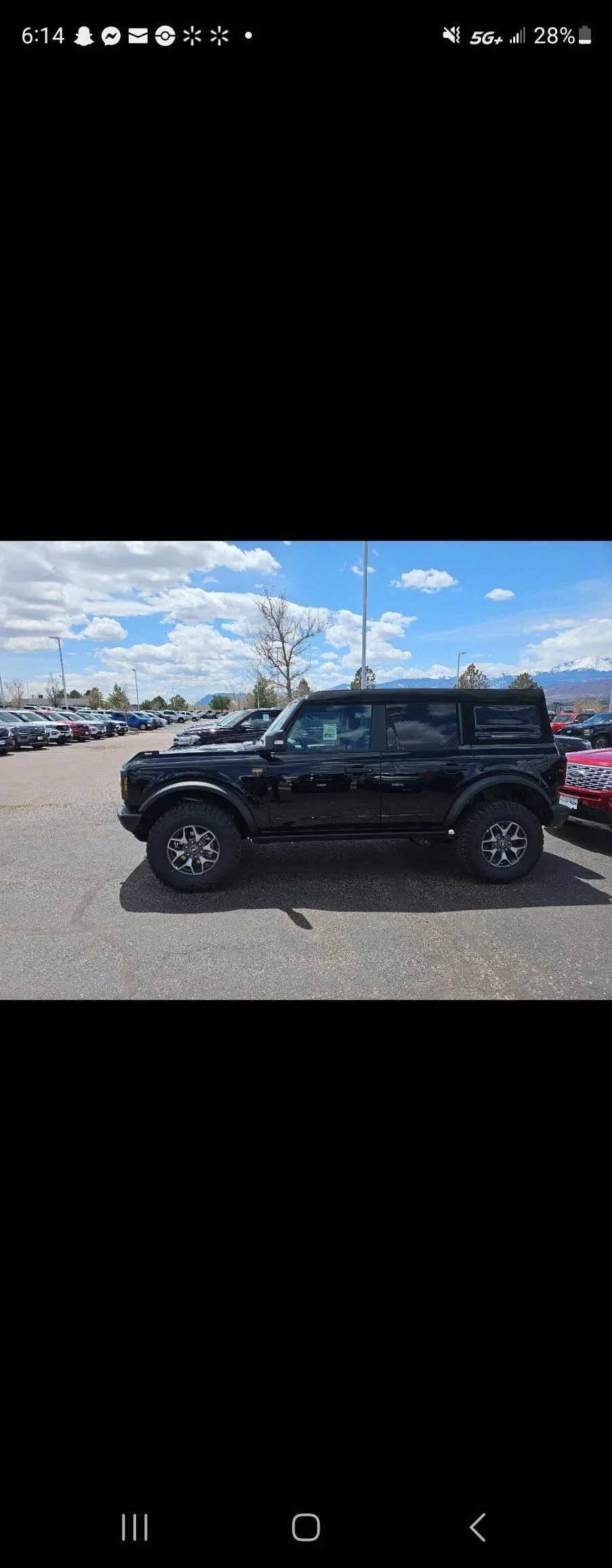 Ford Bronco 3/20/2023 Build Week with spreadsheet Screenshot_20230427_181459_Messages