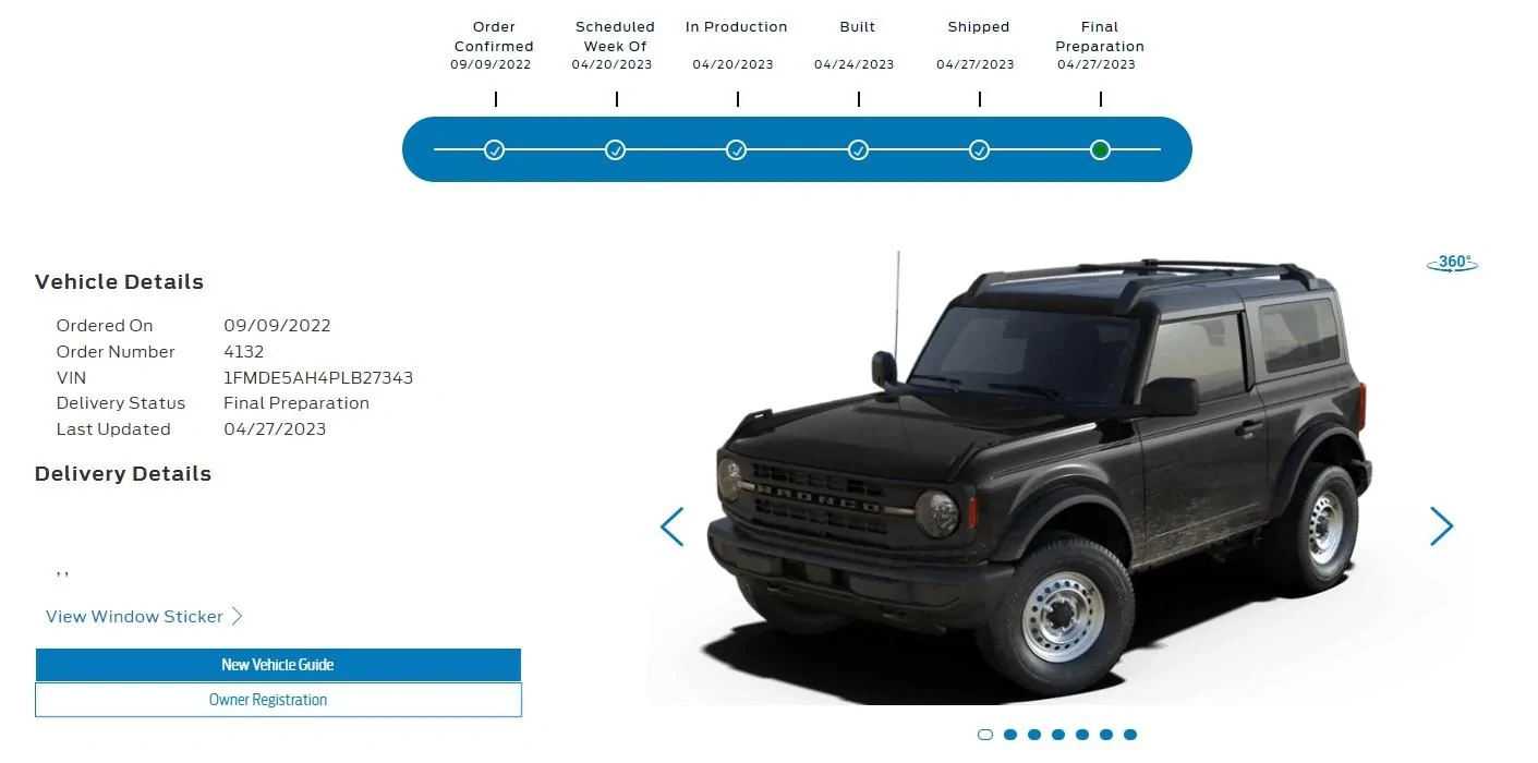 Ford Bronco The Plan & Offer - Stephens Auto Center's Mid Atlantic Bronco Connection Bronco Pic