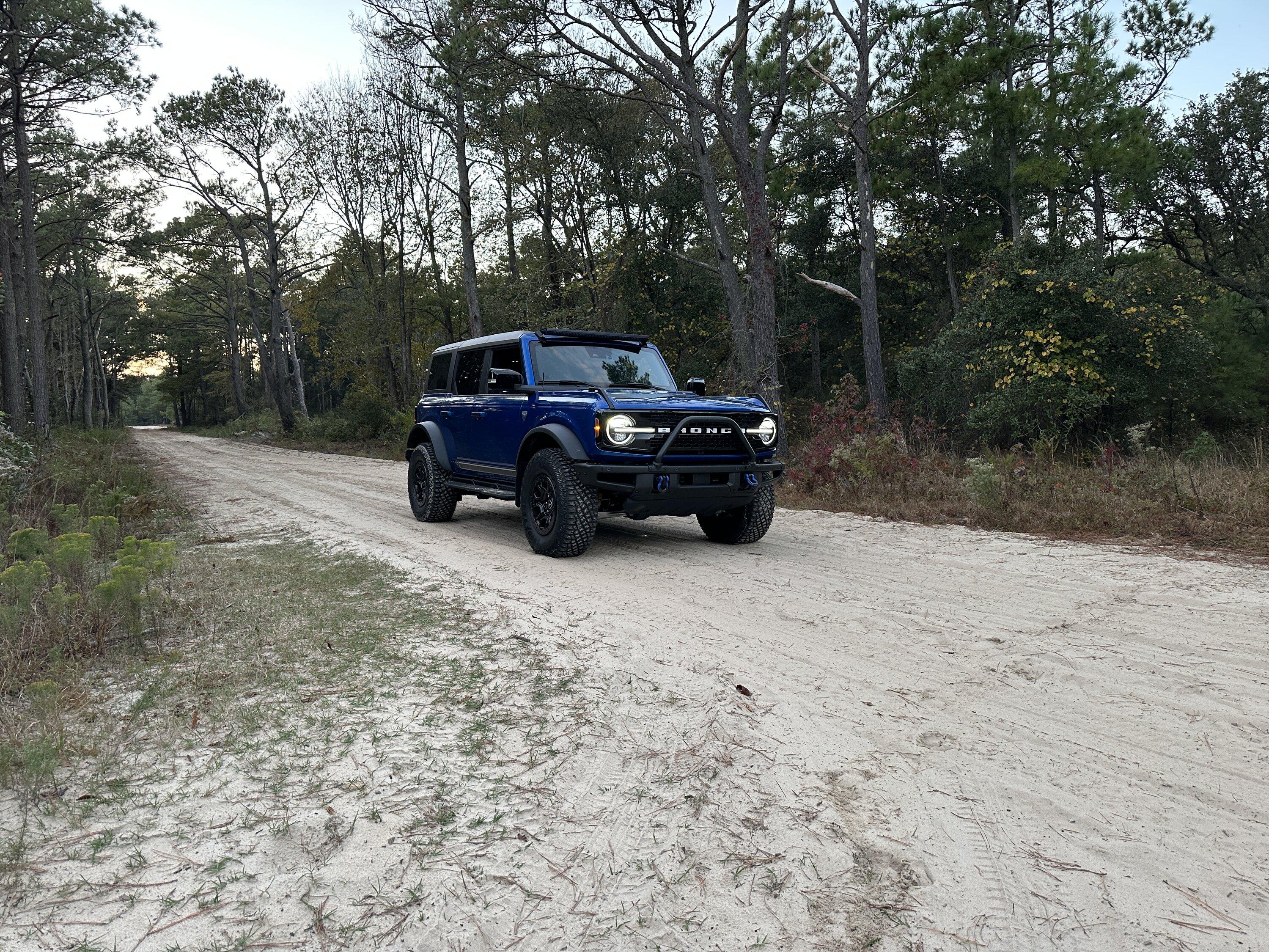 Ford Bronco Velocity Blue Painted Flares Bronco Raptor IMG_0162