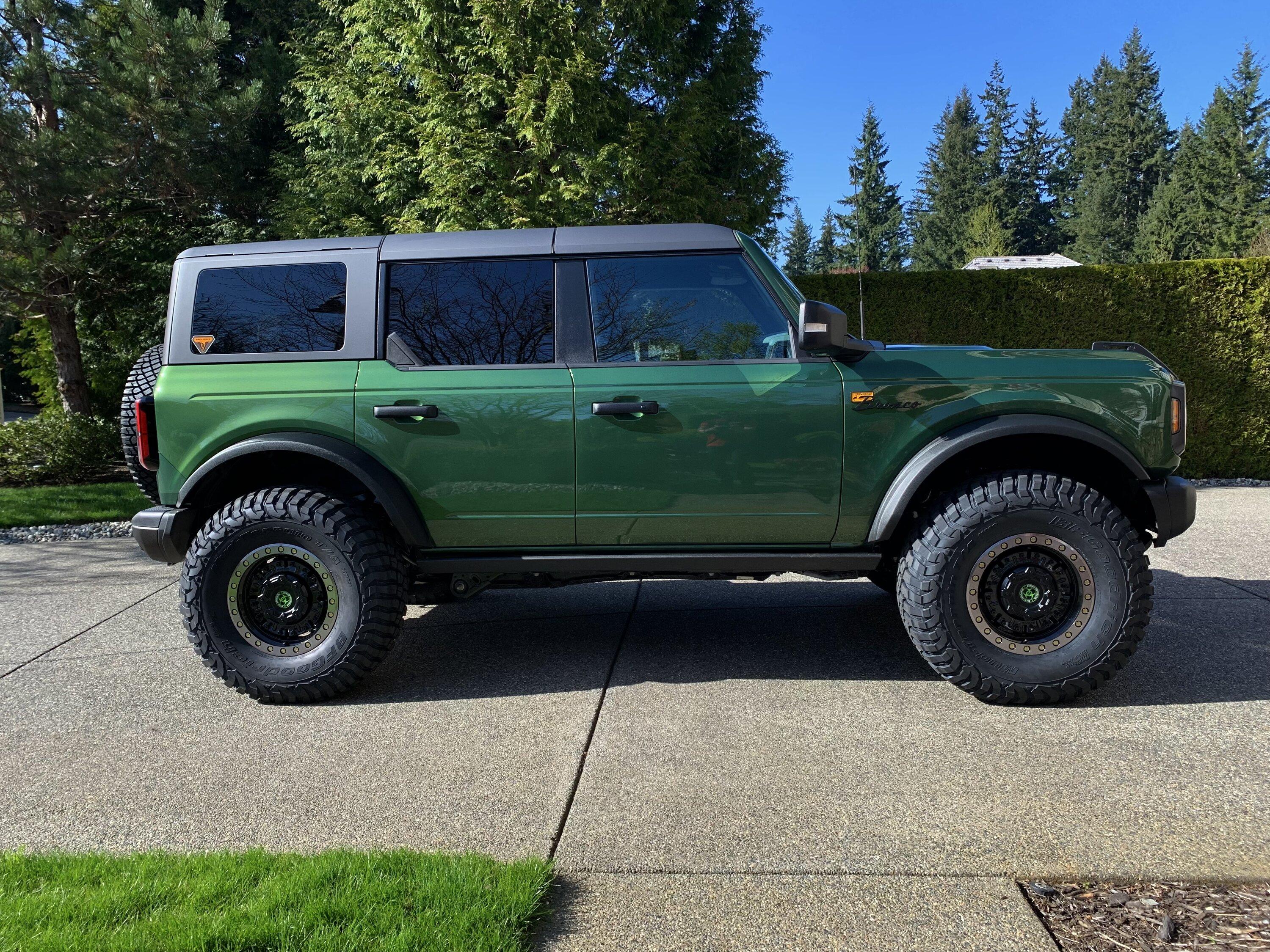 Ford Bronco Show us your installed wheel / tire upgrades here! (Pics) IMG_7413