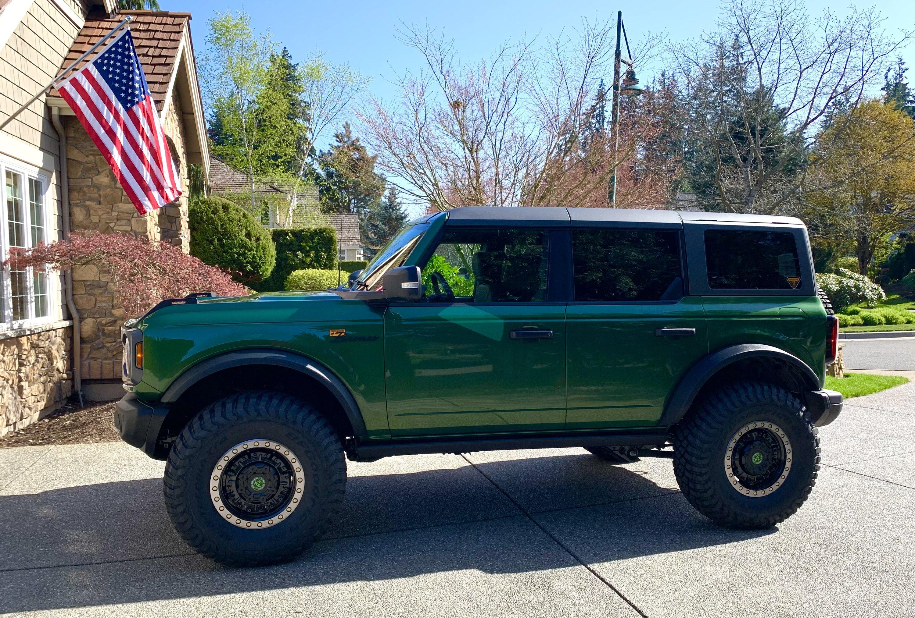 Ford Bronco Show us your installed wheel / tire upgrades here! (Pics) IMG_7410
