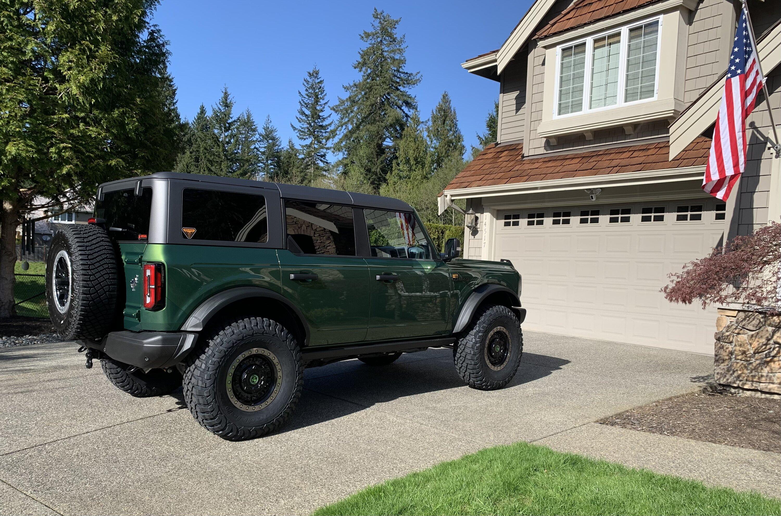 Ford Bronco Show us your installed wheel / tire upgrades here! (Pics) IMG_7412