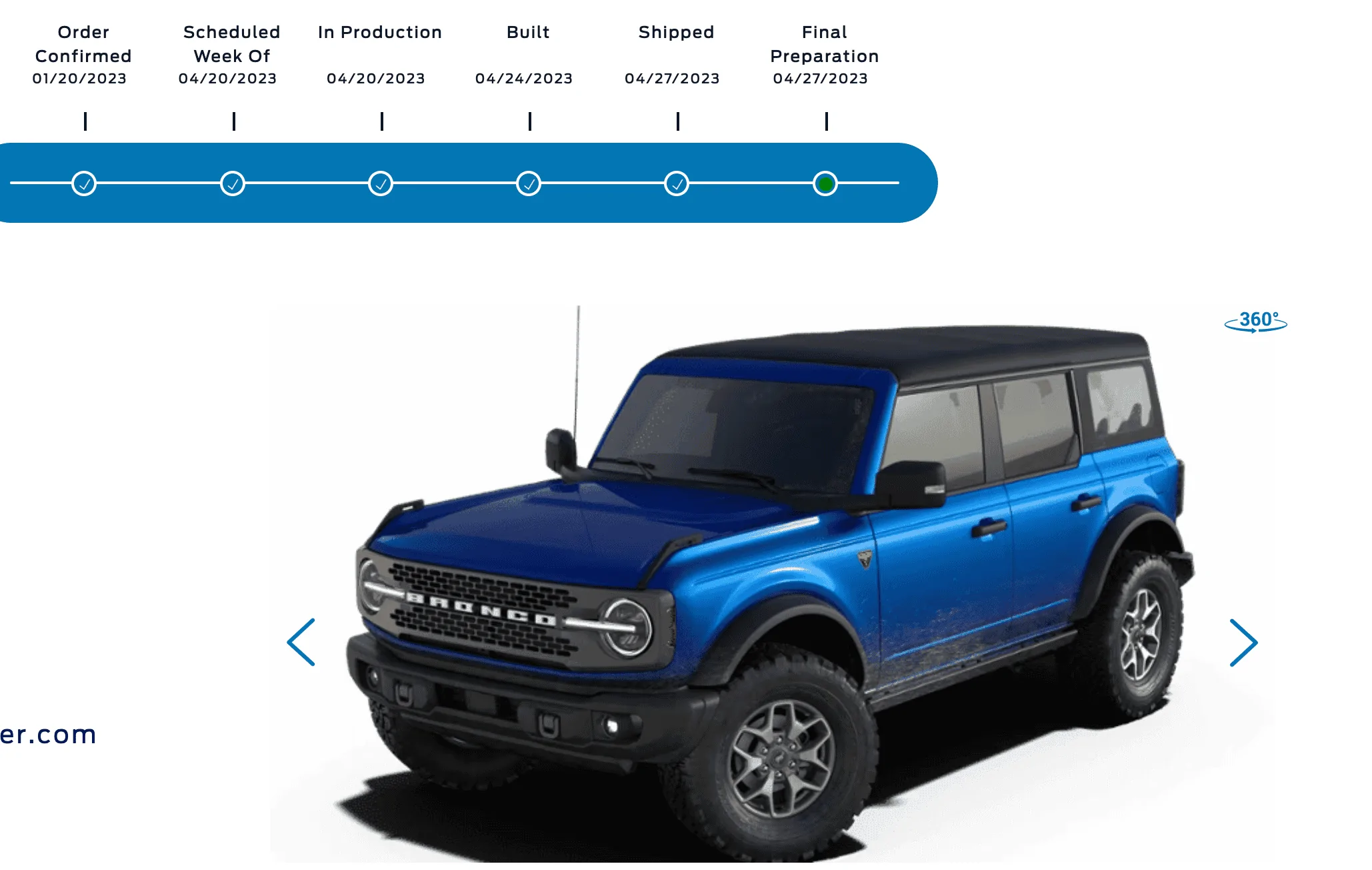 Ford Bronco The Plan & Offer - Stephens Auto Center's Mid Atlantic Bronco Connection Screenshot 2023-04-28 at 9.52.39 AM