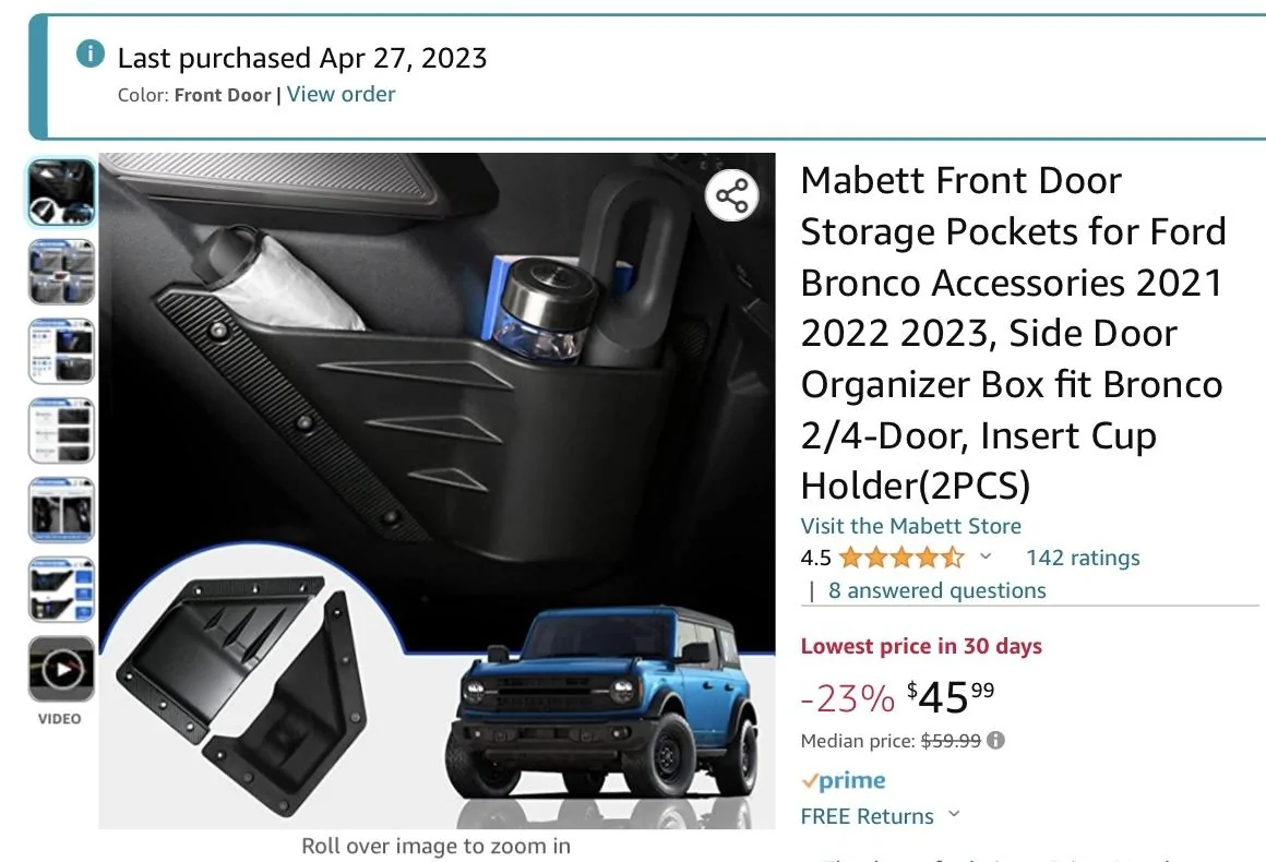 Ford Bronco What's wrong with me? It's not even here and I'm shopping accessories 551B6D38-952F-47C7-BAAD-039F3A98463C