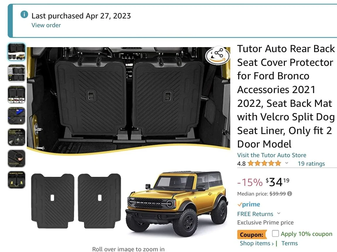 Ford Bronco What's wrong with me? It's not even here and I'm shopping accessories 56388F22-A997-49F7-ABEA-7779AFD02820