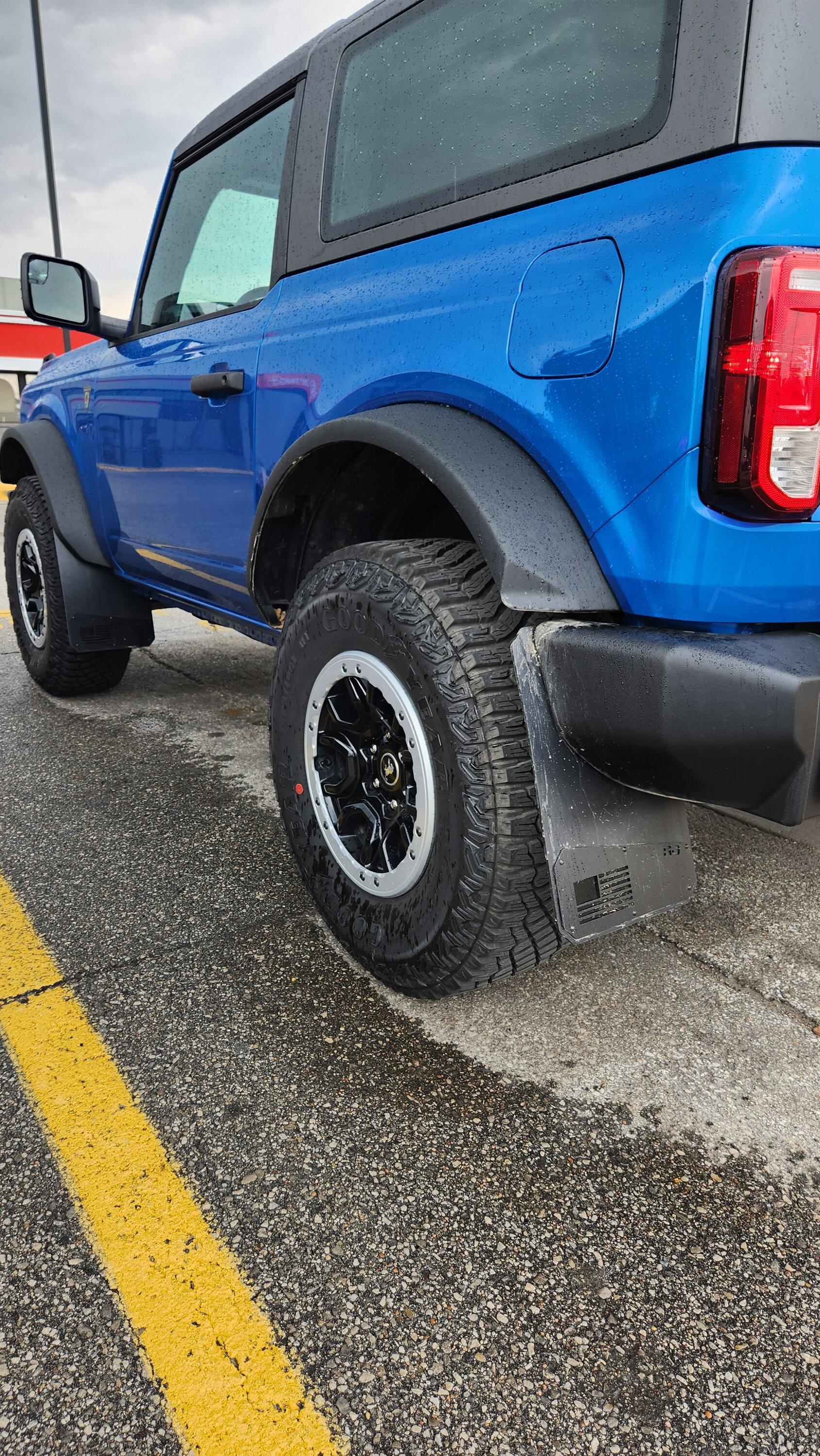 Ford Bronco I need mud flaps, whats everyone using? 20230428_153337