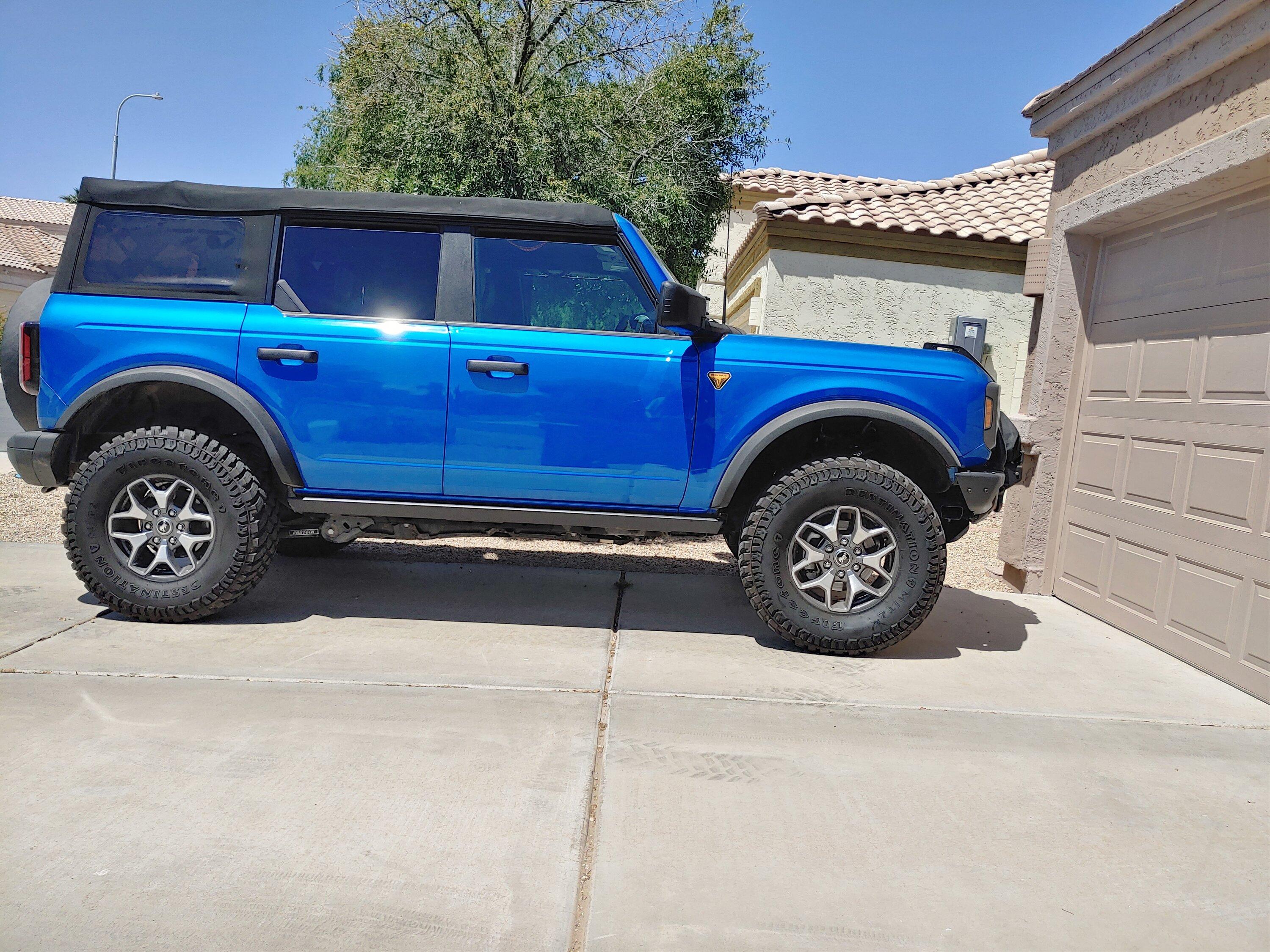 Ford Bronco Non SAS Badlands springs options 20230426_112042_HDR