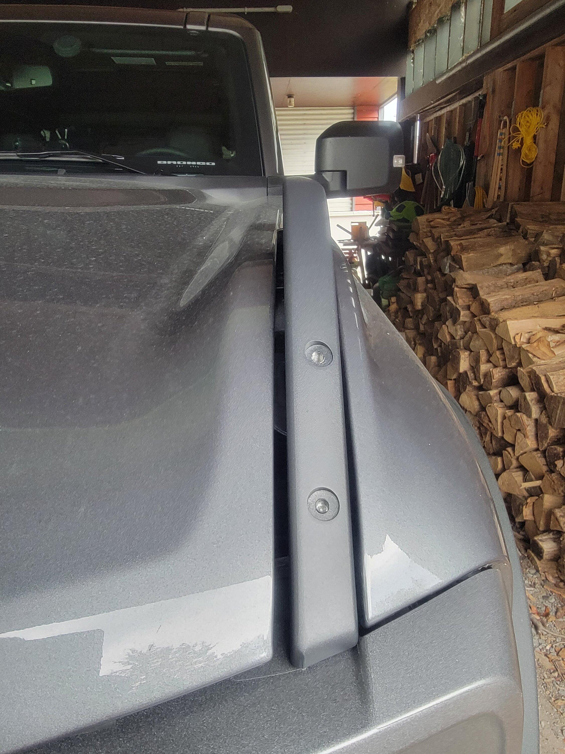 Ford Bronco ICON 4x4 Tie Downs (Trail Sights) installed 20230430_091255