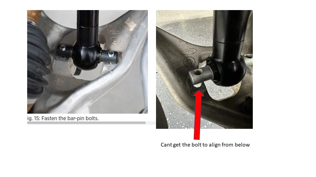 Ford Bronco Fox 2.5 Install Help Botton Shock issu